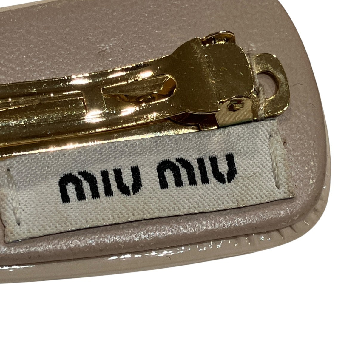 MIU MIU バレッタ ヘアクリップ 古着・中古-5枚目のアイテム画像