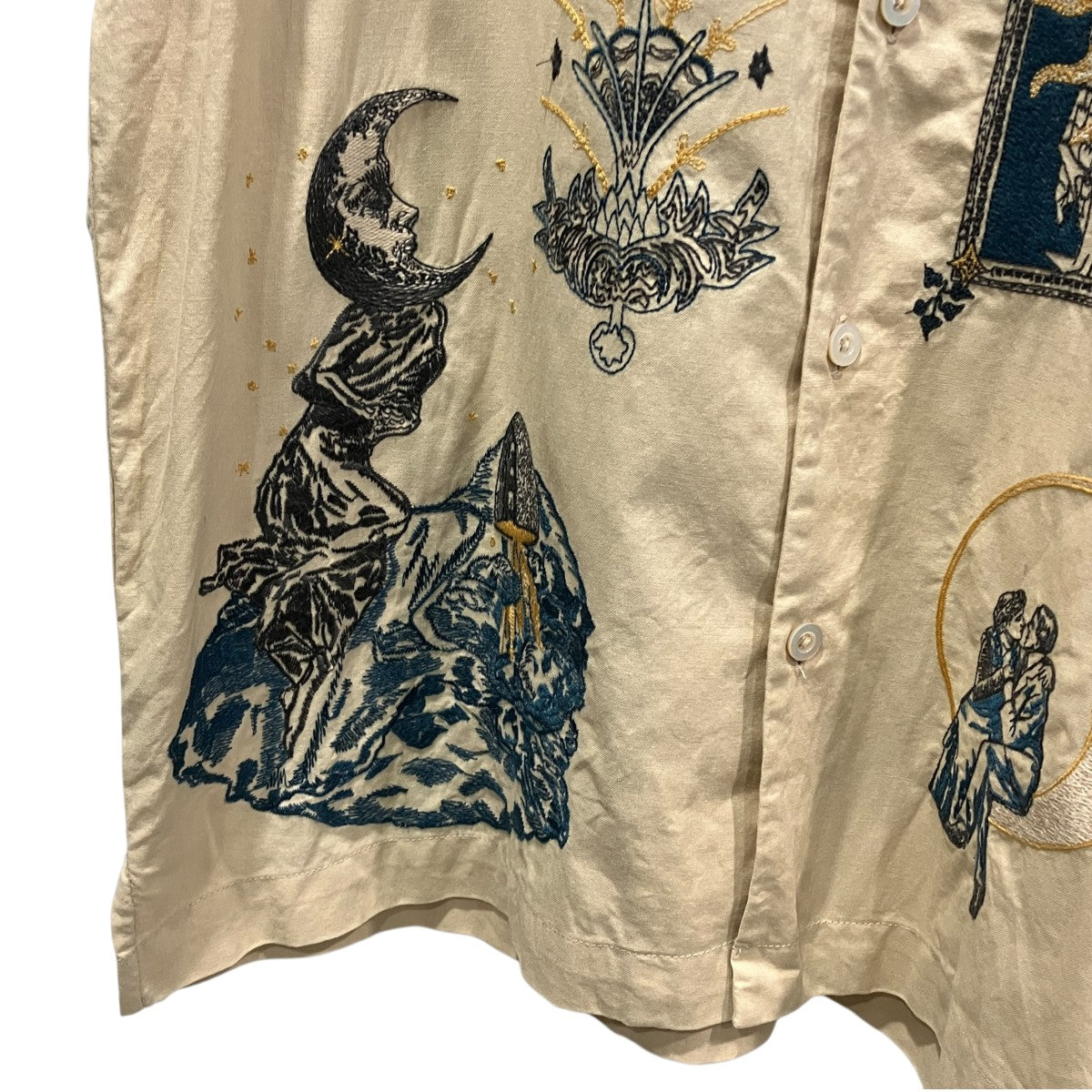 La Luna Camp Shirt刺繍シャツ