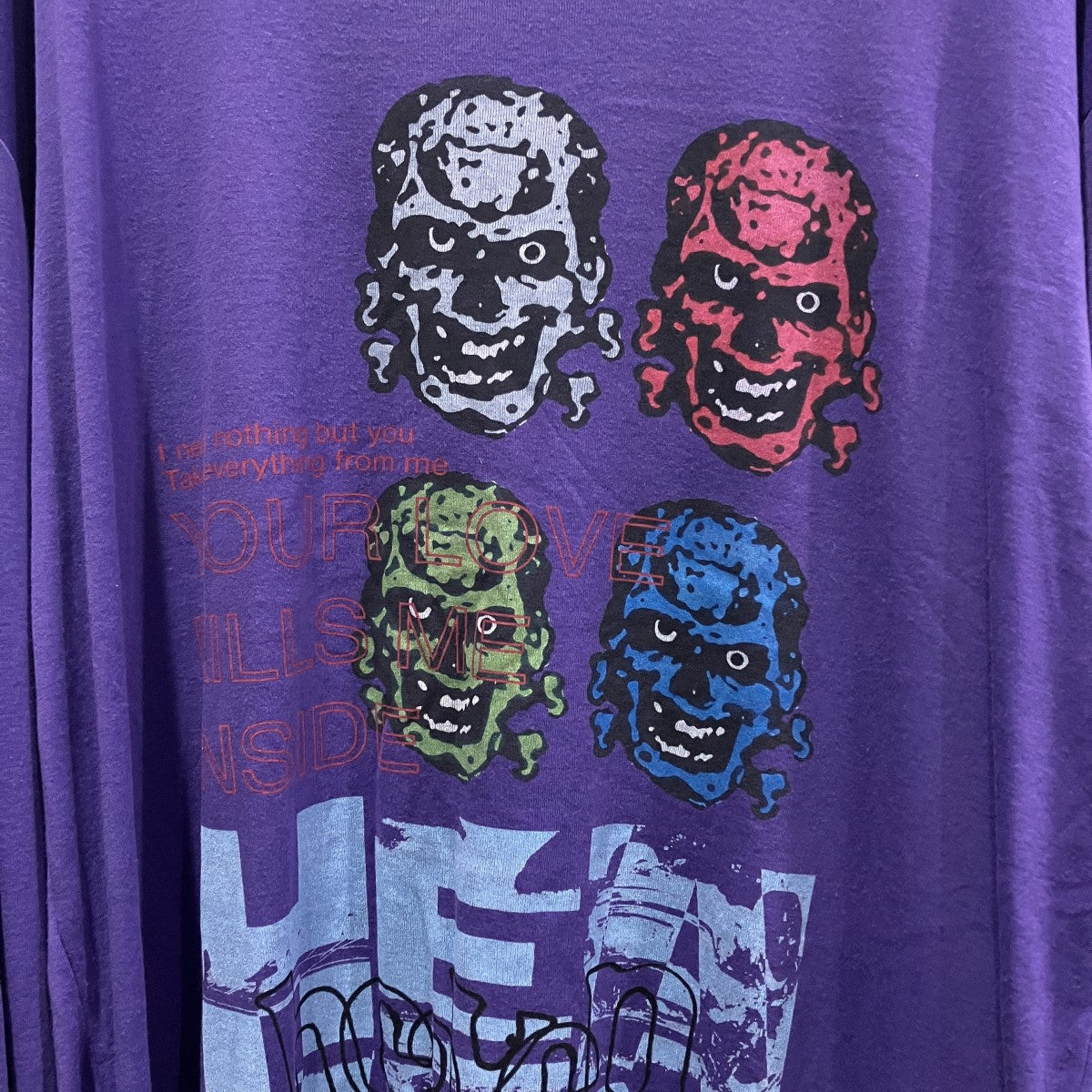 Heaven by Marc Jacobs Your Love Kills Me Longsleeve長袖Tシャツ3S6RTP080C23-501 古着・中古-4枚目のアイテム画像
