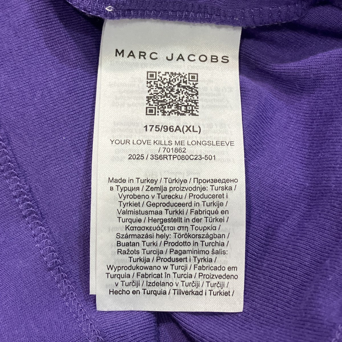 Heaven by Marc Jacobs Your Love Kills Me Longsleeve長袖Tシャツ3S6RTP080C23-501 古着・中古-6枚目のアイテム画像