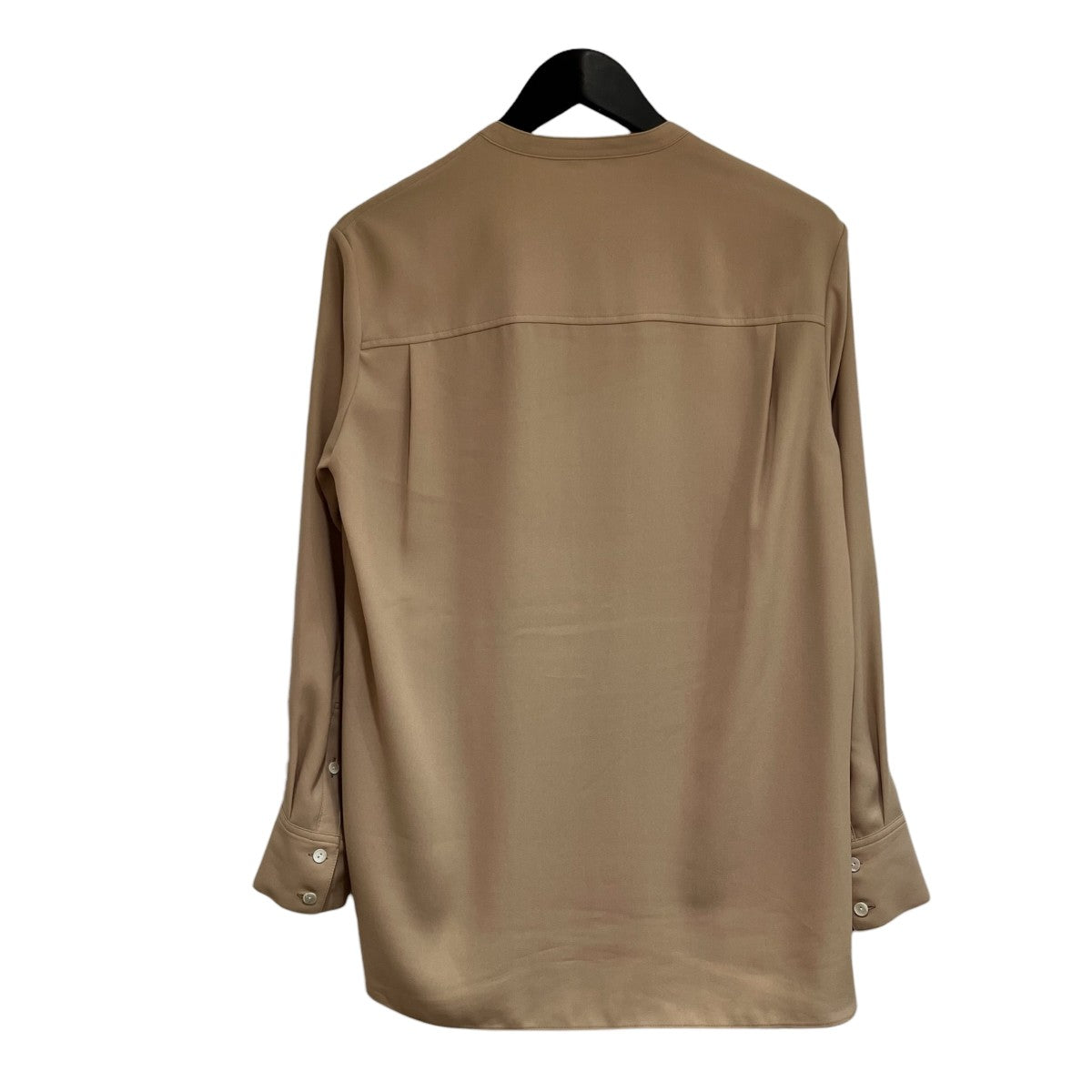 PKT DETAIL BLOUSE PRIME GGTバンドカラーシャツ