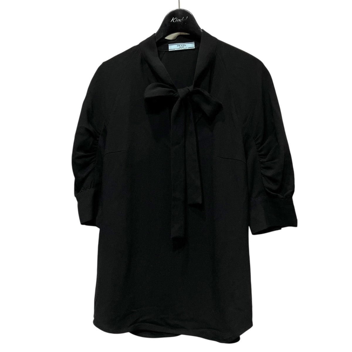 PRADA ボウカラーブラウスP949D 古着・中古-1枚目のアイテム画像