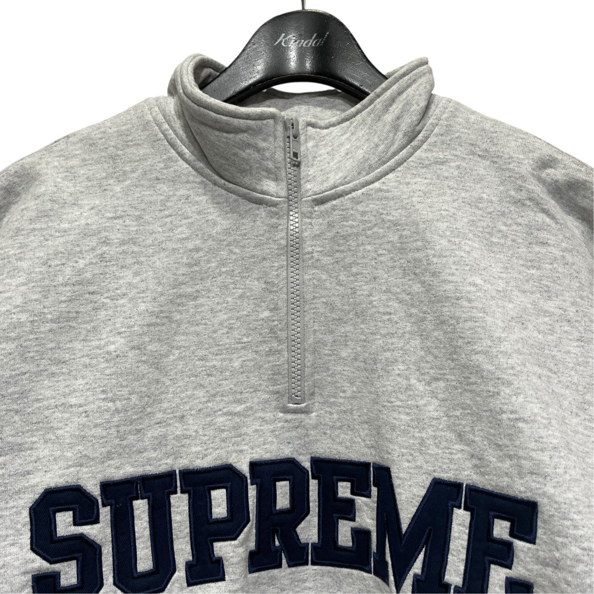 Collegiate Zip Pulloverハーフジップスウェット