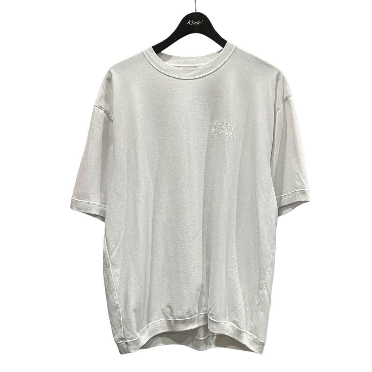 Short Sleeve Hem Rib Teeロゴ刺しゅう半袖TシャツSS23BRENCT08NTL