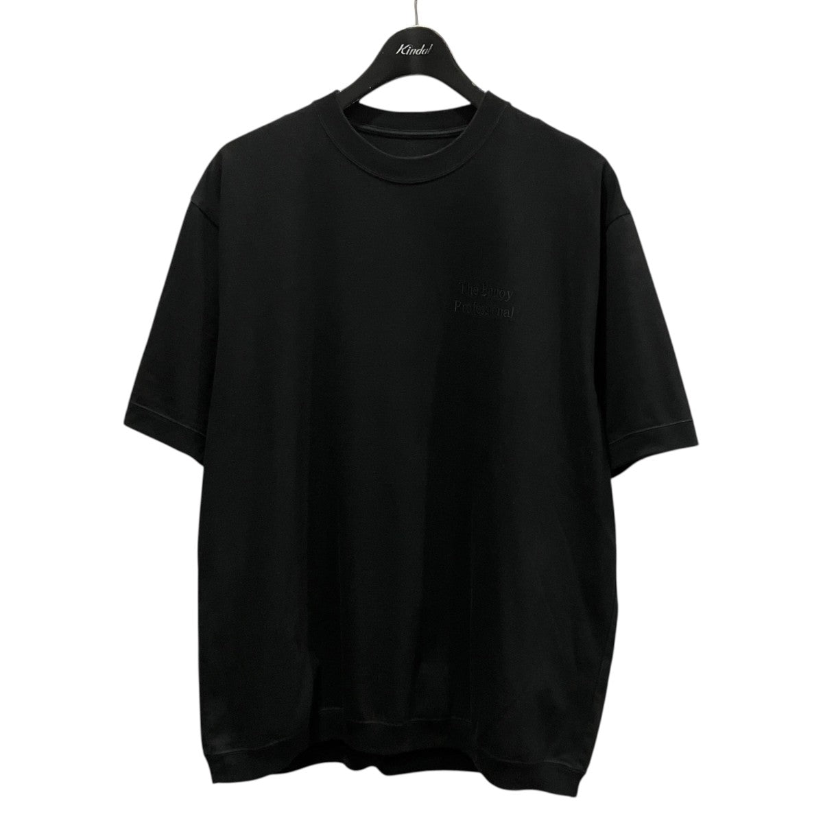ENNOY Short Sleeve Hem Rib Teeロゴ刺しゅう半袖TシャツSS23BRENCT08NTL 古着・中古-1枚目のアイテム画像