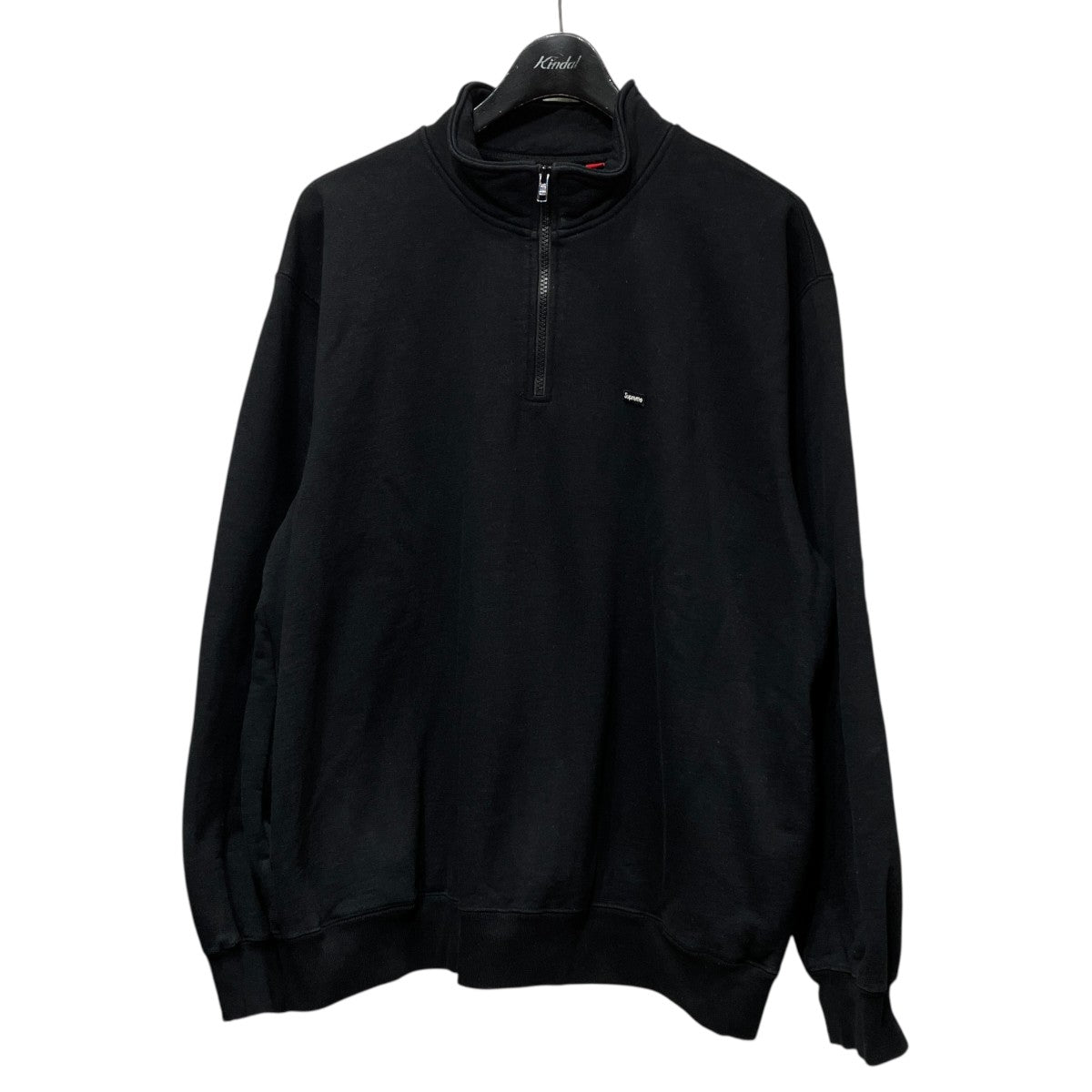 Supreme Small Box Half Zip Pulloverスモールボックスロゴハーフジップスウェット 古着・中古-1枚目のアイテム画像