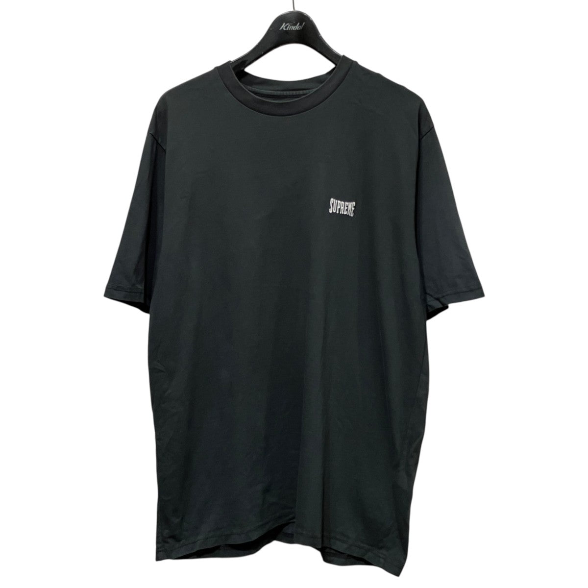 Warm Up Washed S S Topロゴ刺しゅう半袖Tシャツ