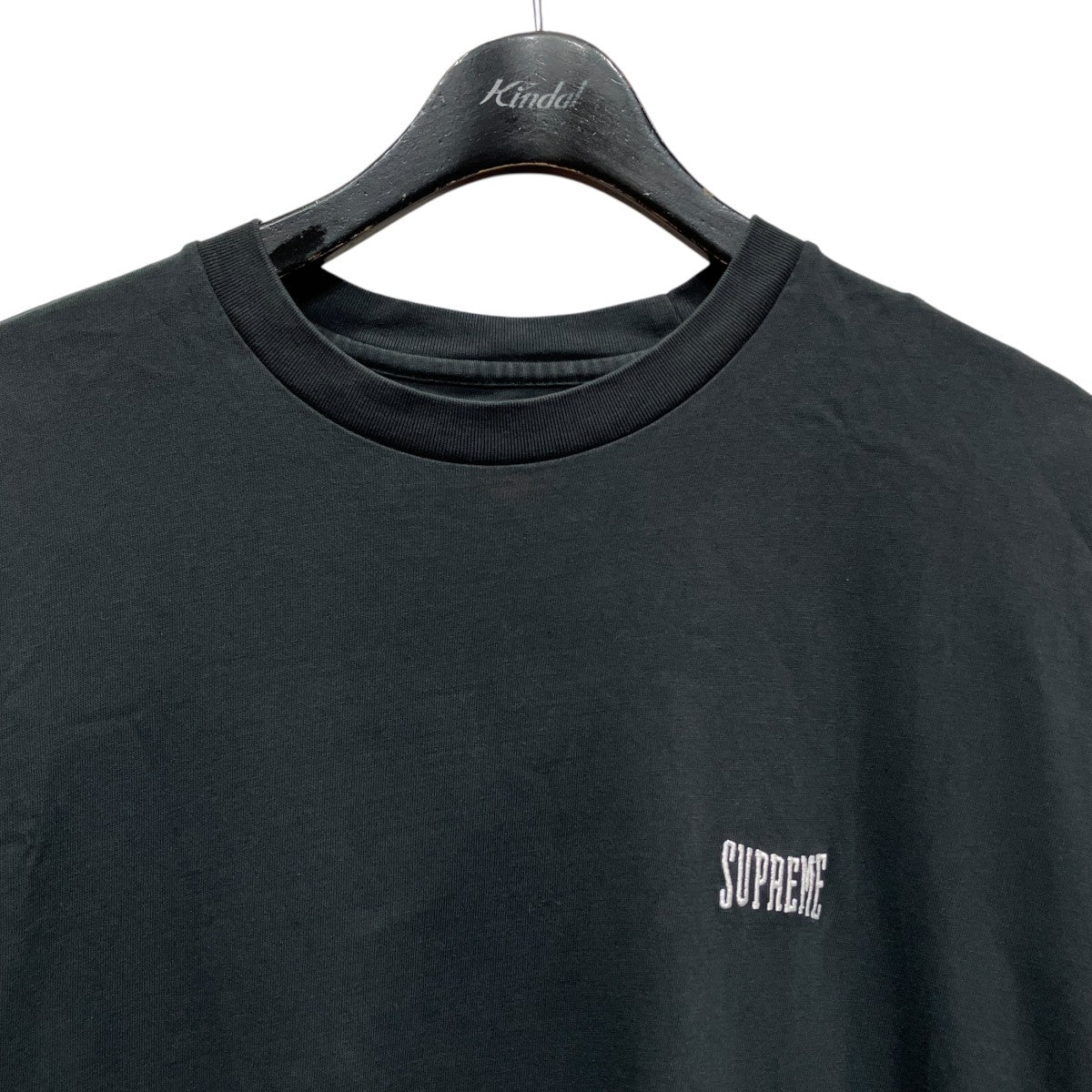 Warm Up Washed S S Topロゴ刺しゅう半袖Tシャツ