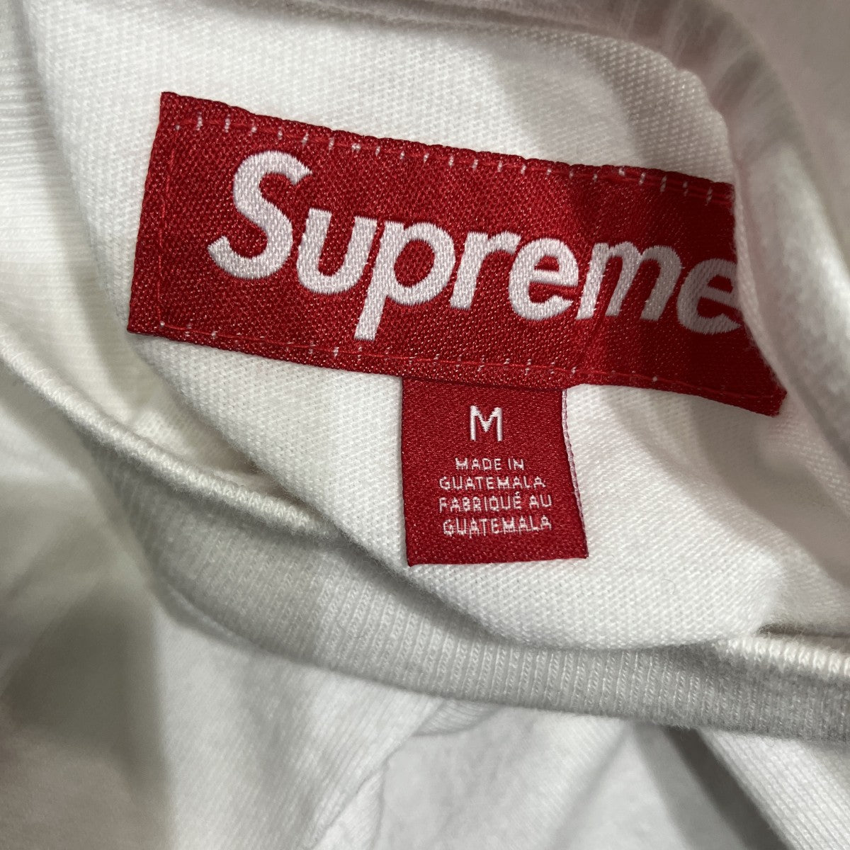 Supreme Warm Up Washed S S Topロゴ刺しゅう半袖Tシャツ 古着・中古-4枚目のアイテム画像