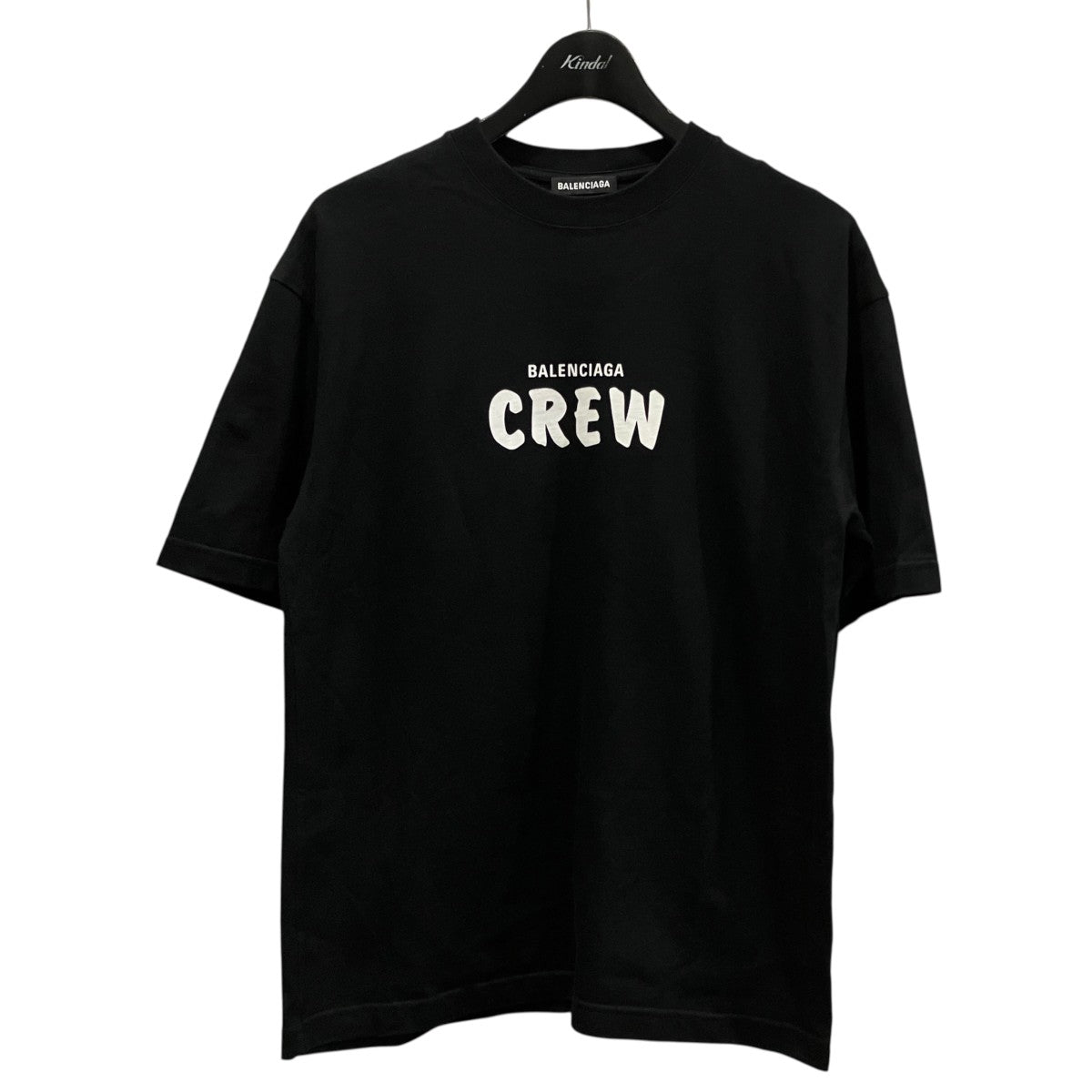 BALENCIAGA CREWプリント半袖Tシャツ612966 TV24 古着・中古-1枚目のアイテム画像