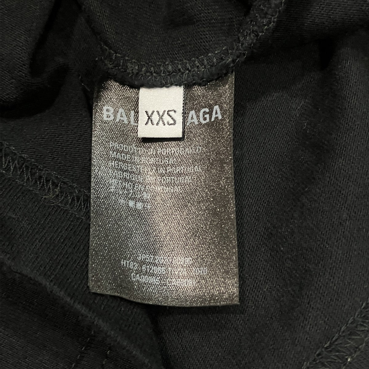BALENCIAGA CREWプリント半袖Tシャツ612966 TV24 古着・中古-4枚目のアイテム画像