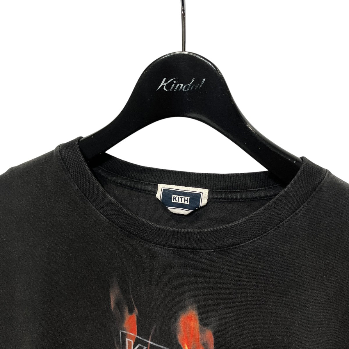 KITH Pyro Box Logo Vintage TeeフレイムロゴTシャツKHM032330 古着・中古-3枚目のアイテム画像