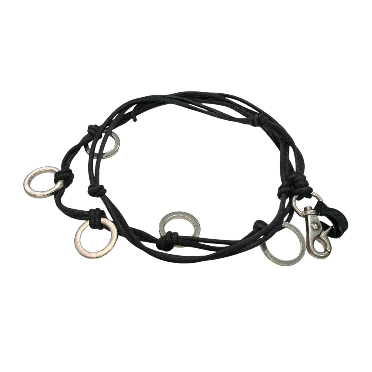LADON BELT BLACK LEATHERレザーベルトA4228LLB