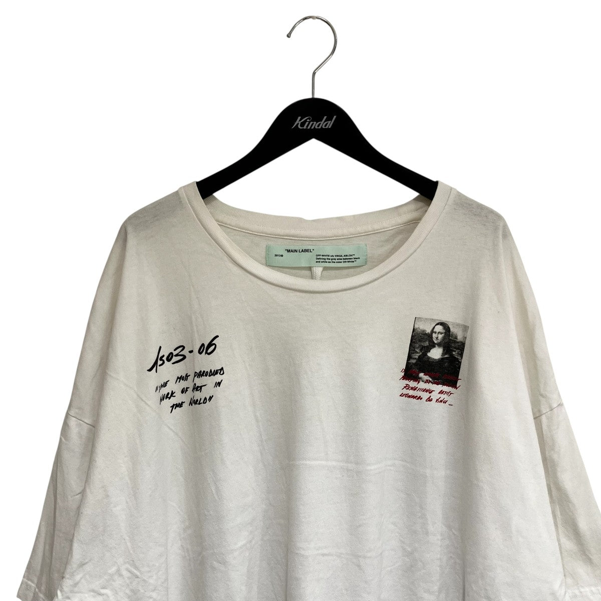モナリザバックプリントTシャツOMAA066S19185005