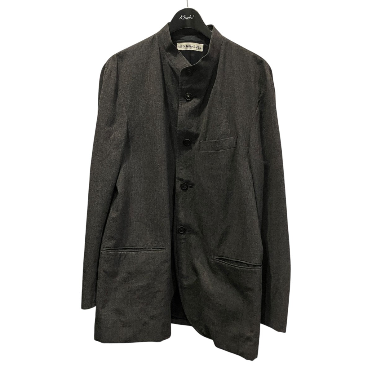 ISSEY MIYAKE MEN マオカラーテーラードジャケットME12FD554 古着・中古-1枚目のアイテム画像