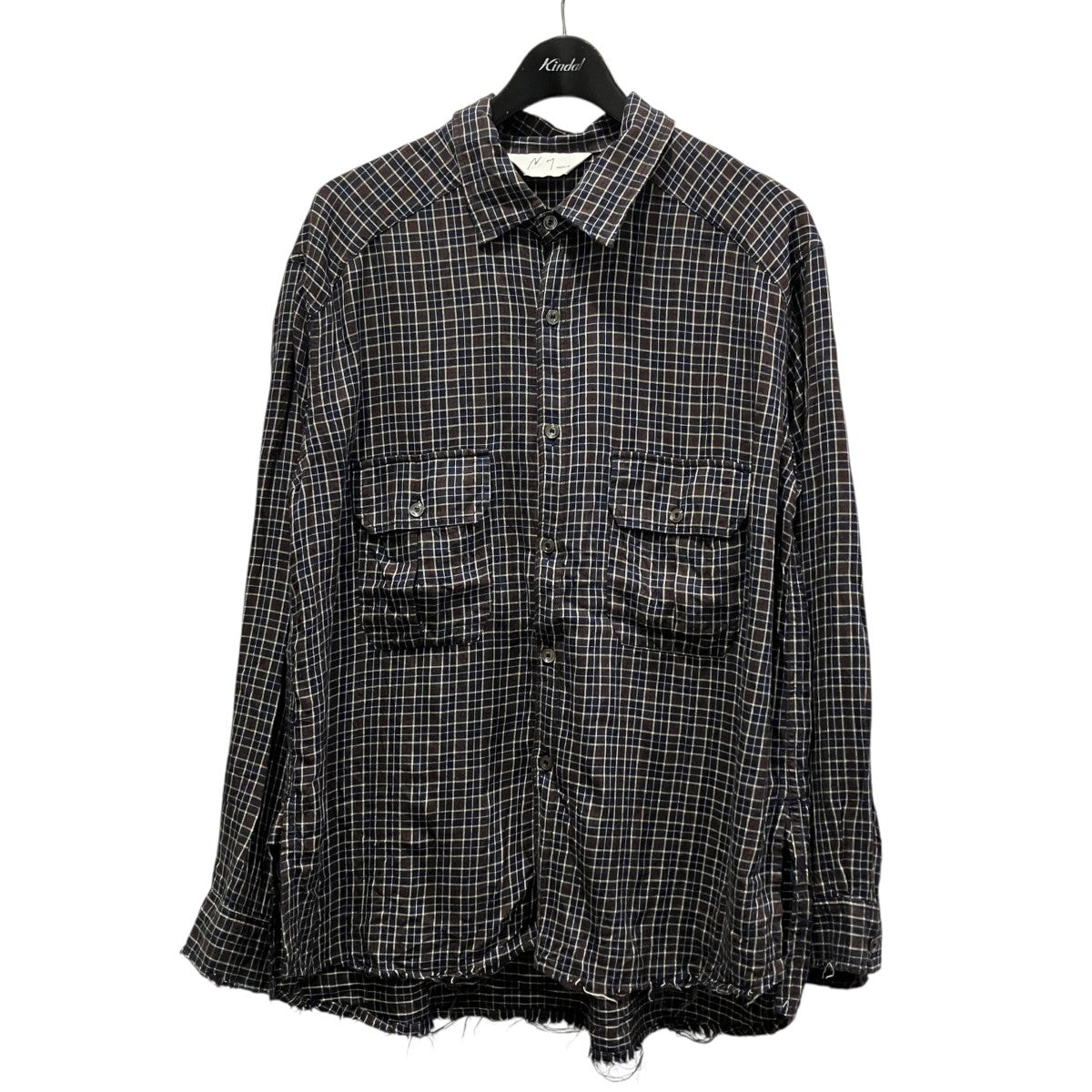 26SSNEL CHECK OVER WORK SHIRTネルシャツANC-SH85