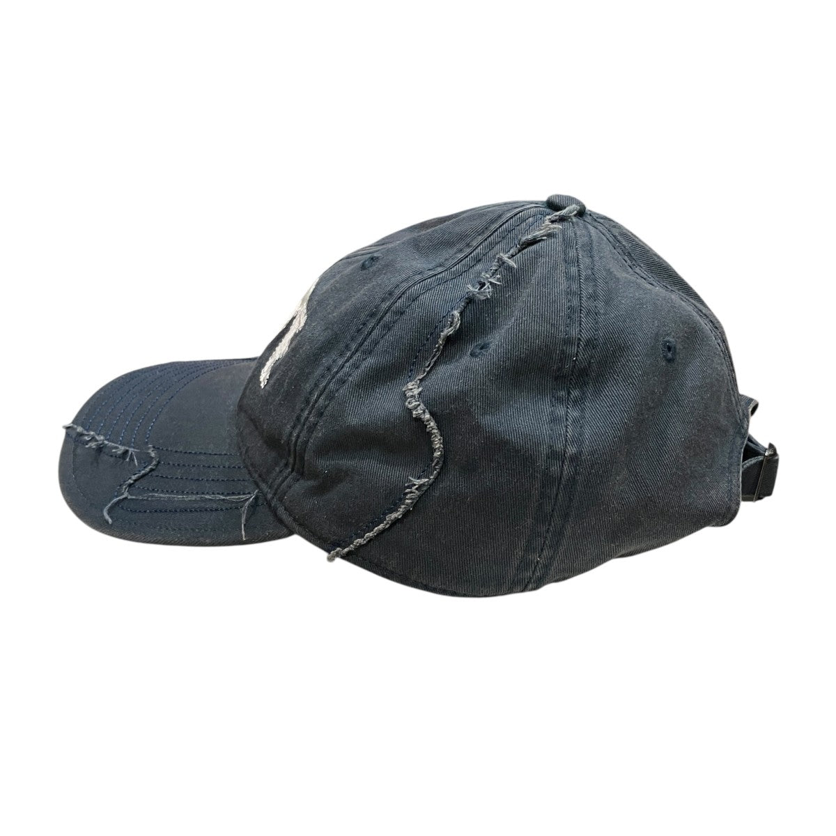 Distressed HATE CAPヴィンテージ加工キャップ
