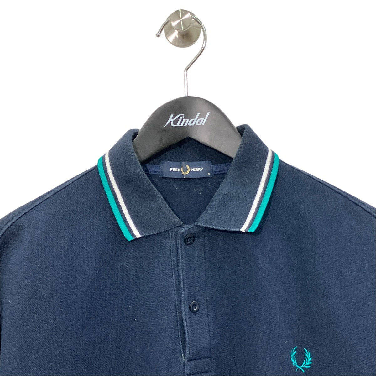 Logo Embroidery L S Polo長袖ポロシャツFZ1895