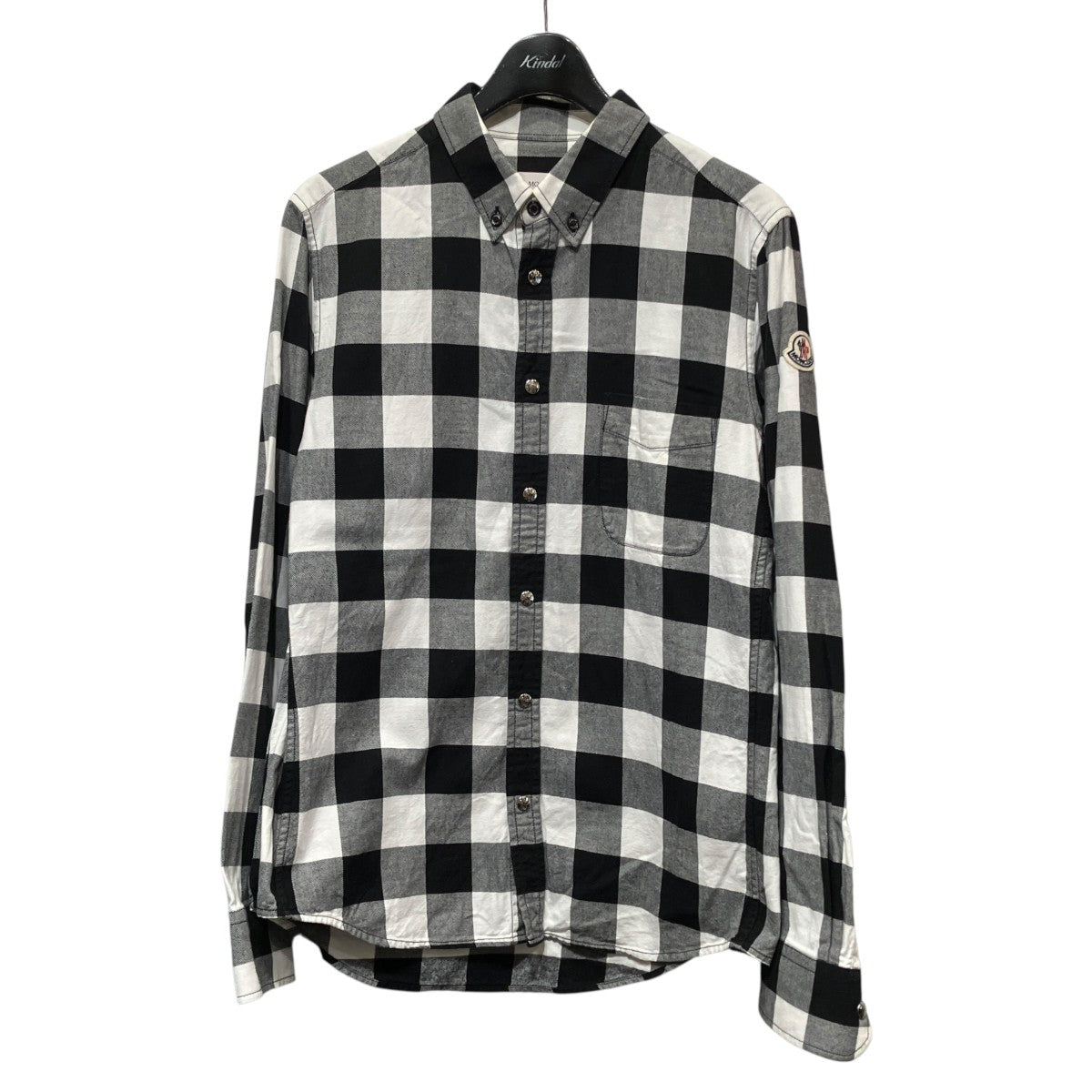 MONCLER CAMICIAチェックシャツF20912F70260 古着・中古-1枚目のアイテム画像
