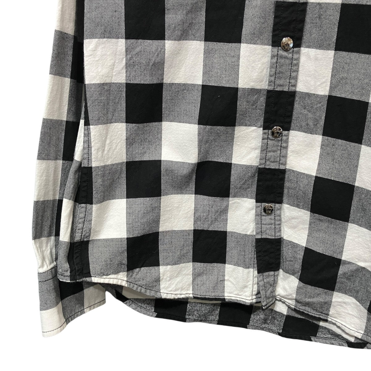 MONCLER CAMICIAチェックシャツF20912F70260 古着・中古-4枚目のアイテム画像