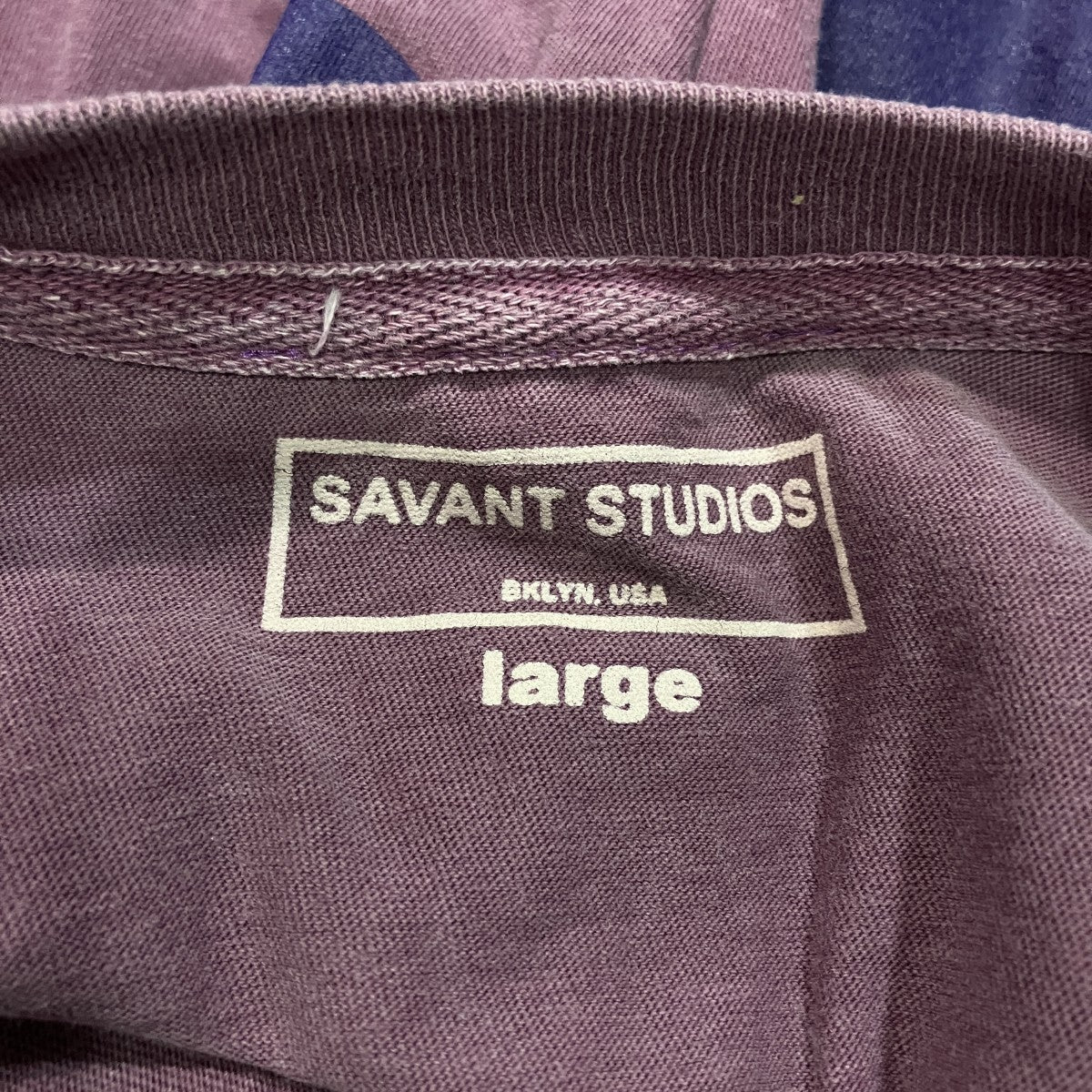 SAVANT STUDIOS ナンバリングプリントTシャツ 古着・中古-4枚目のアイテム画像