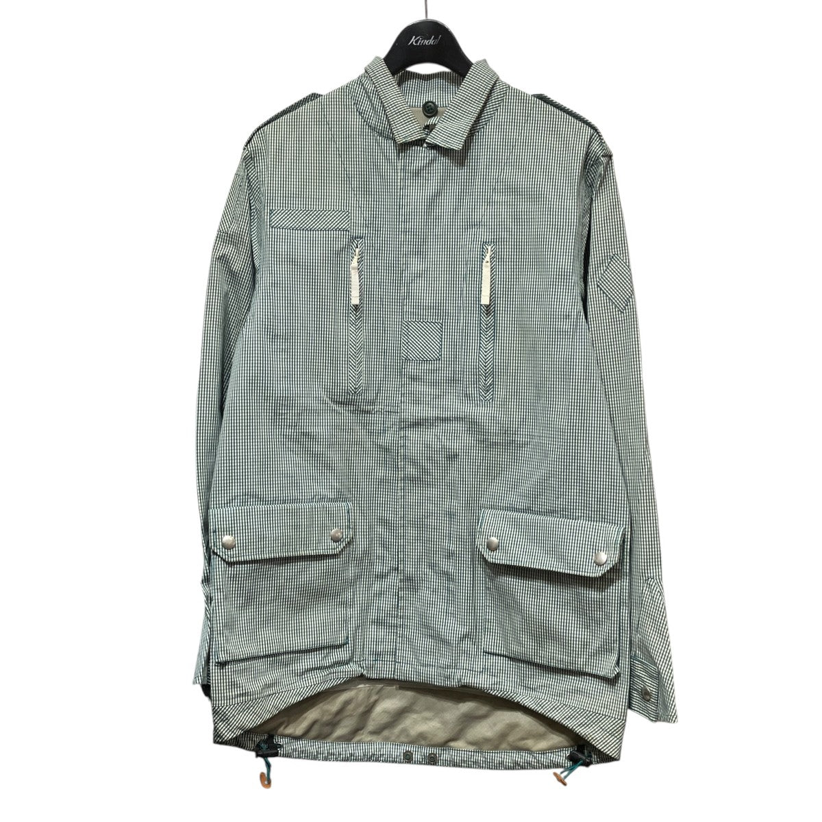 VISVIM GORE-TEXチェックコート 古着・中古-1枚目のアイテム画像
