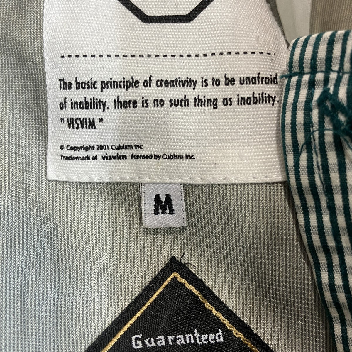 VISVIM GORE-TEXチェックコート 古着・中古-5枚目のアイテム画像