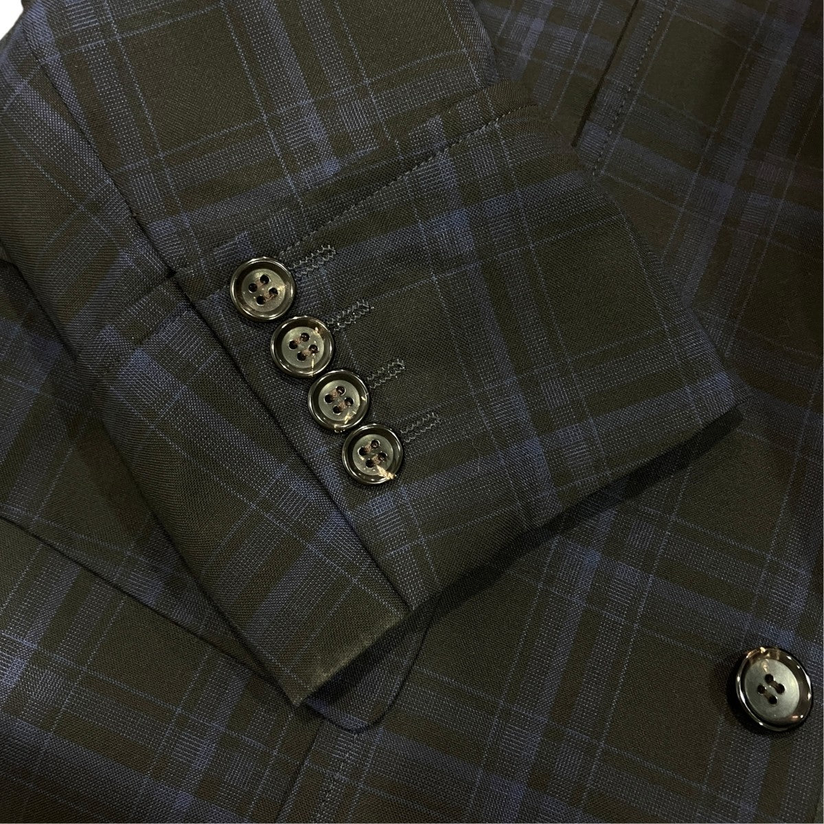 COMME des GARCONS HOMME DEUX 26SSチェックテーアラードジャケットDQ-J048 古着・中古-4枚目のアイテム画像