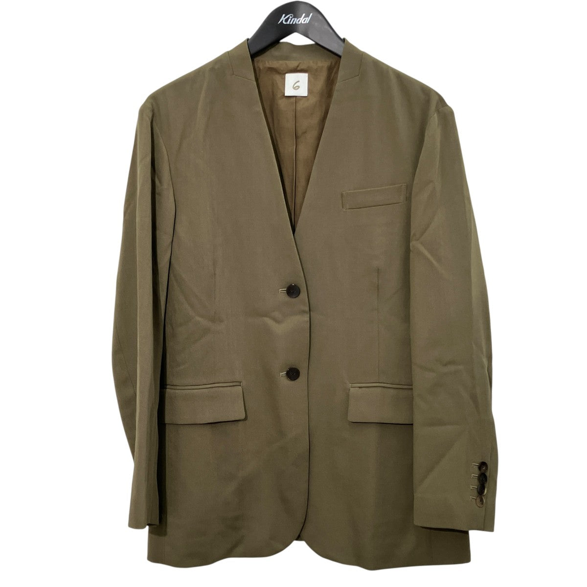 NO COLLAR JACKETノーカラージャケット8622-209-0091