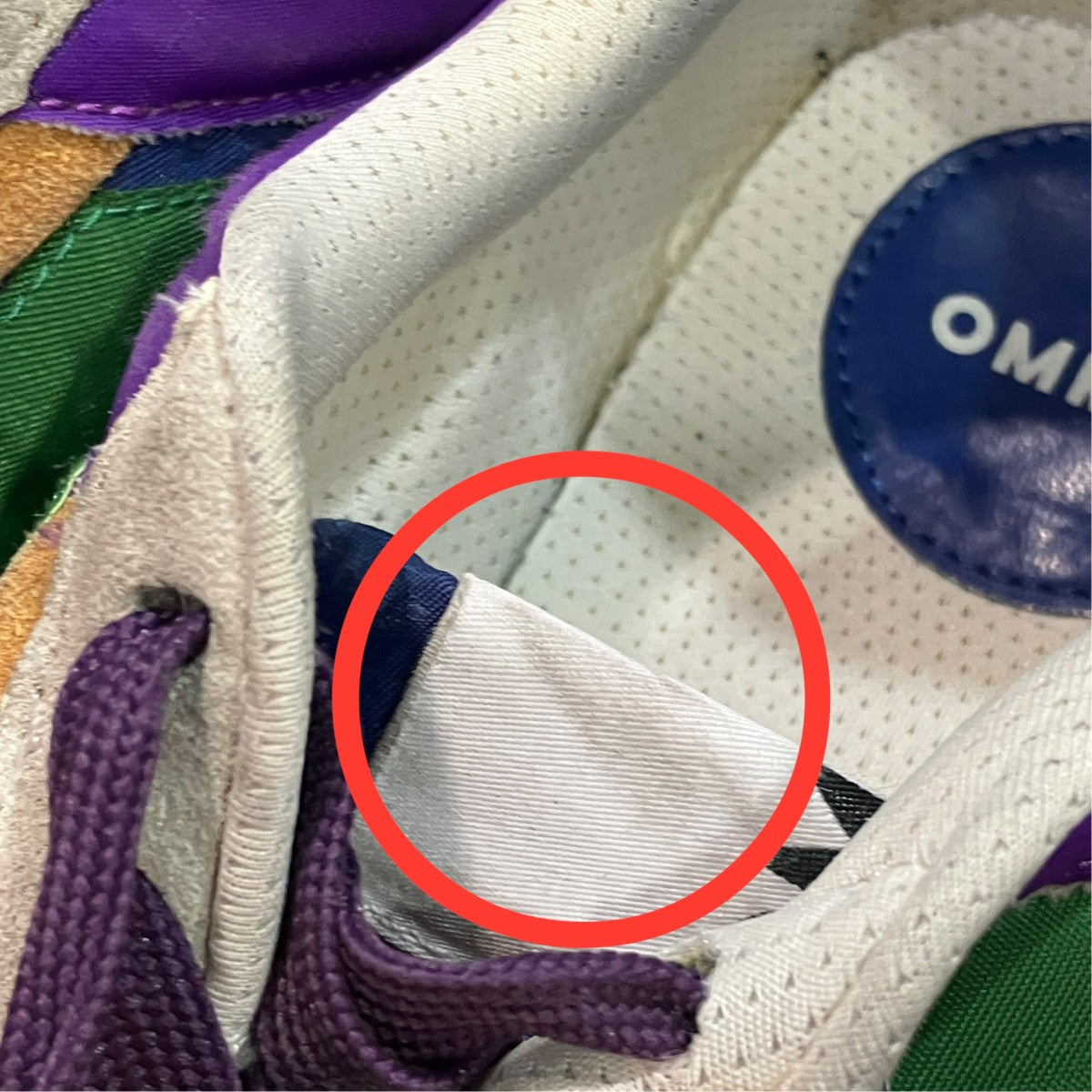 BLOCKING MA-1 SNEAKERSスニーカー