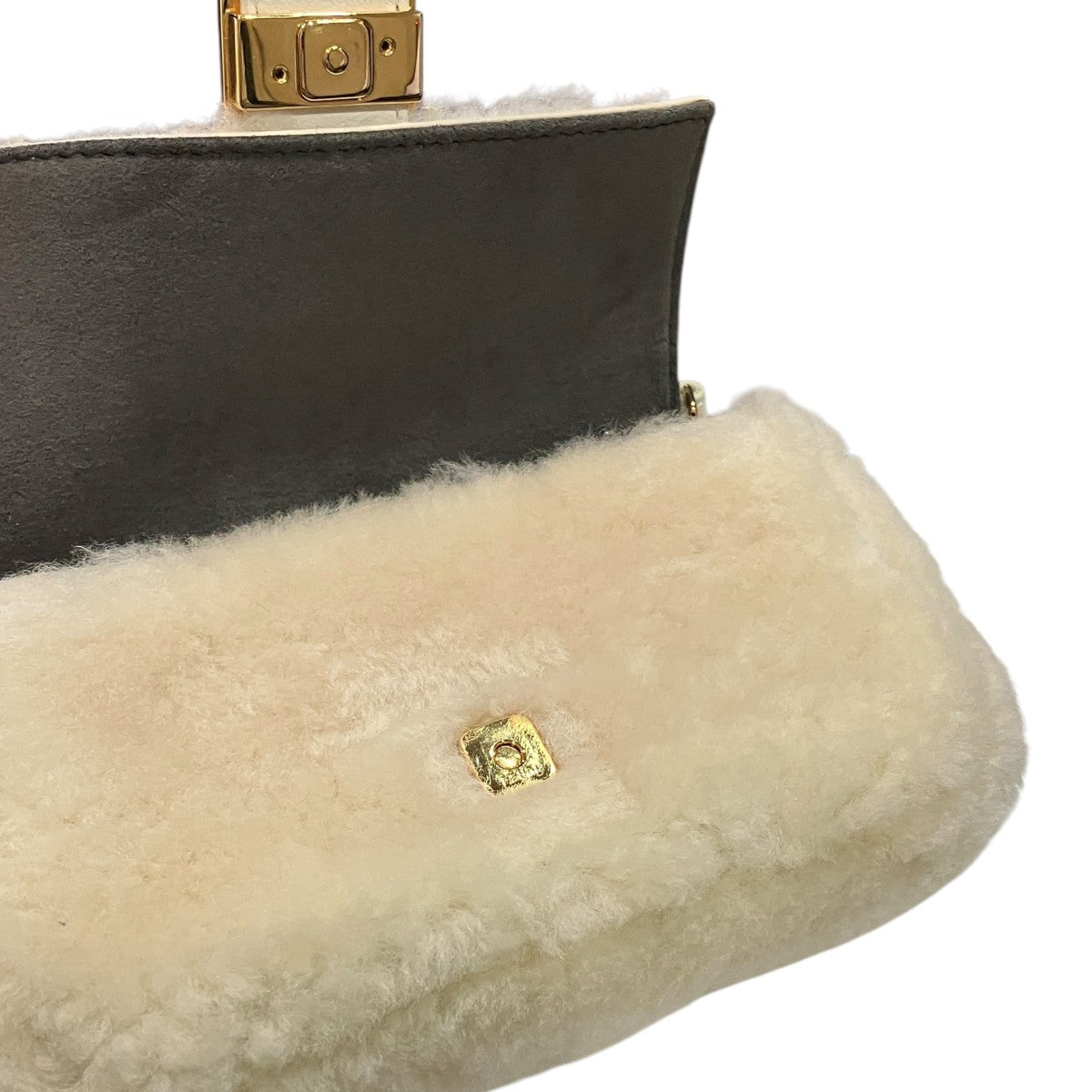 Micro Shearling Baguetteショルダーバッグ