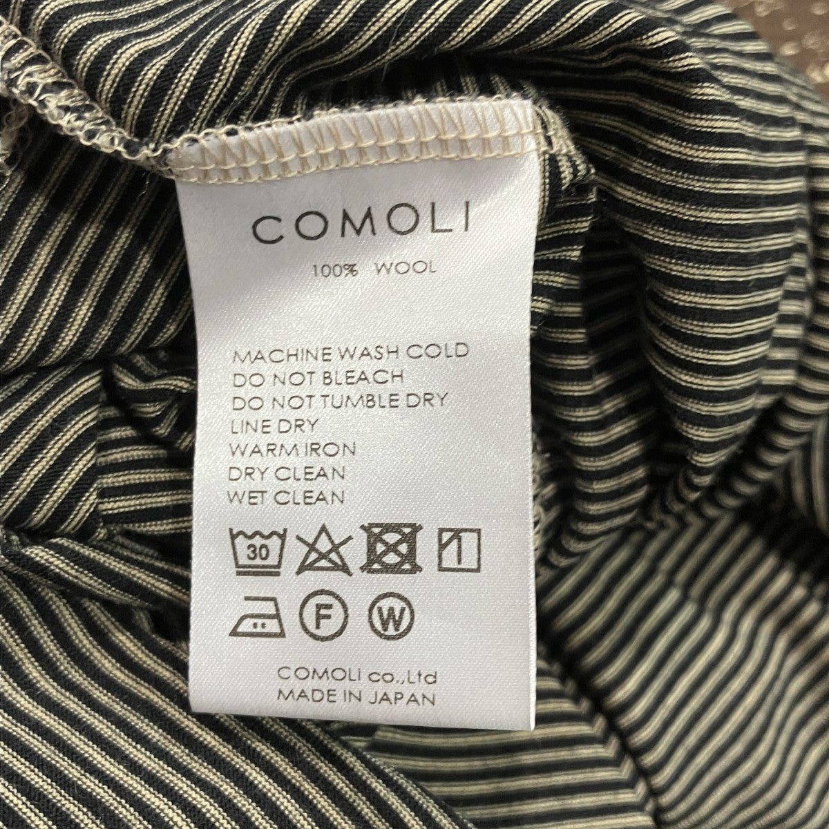 サマーウール天竺 ボーダーTシャツX01-05013