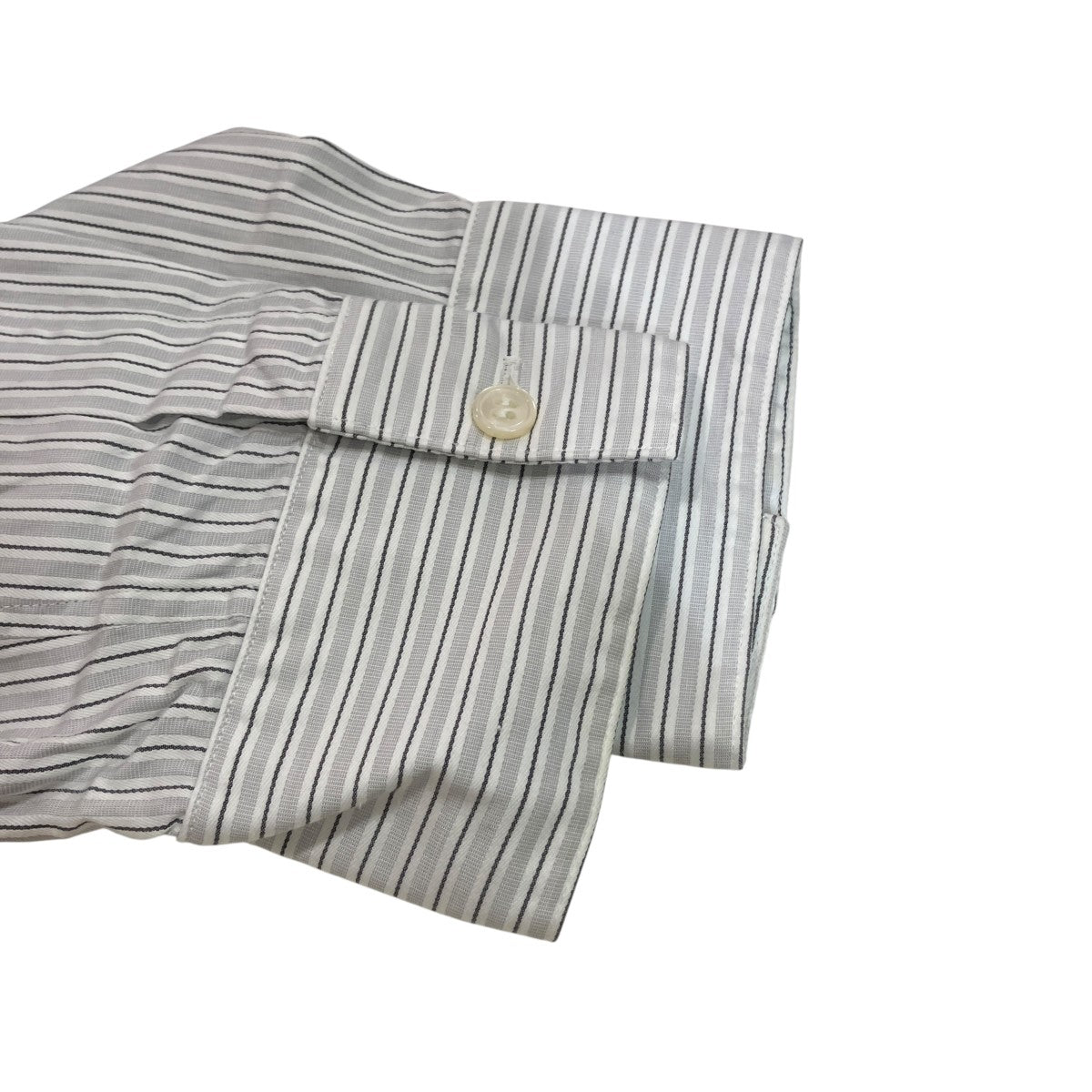 YUKI HASHIMOTO CROSSOVER LONG SLEEVE OFFICER SHIRTSオフィサーシャツ201-01-0102 古着・中古-4枚目のアイテム画像