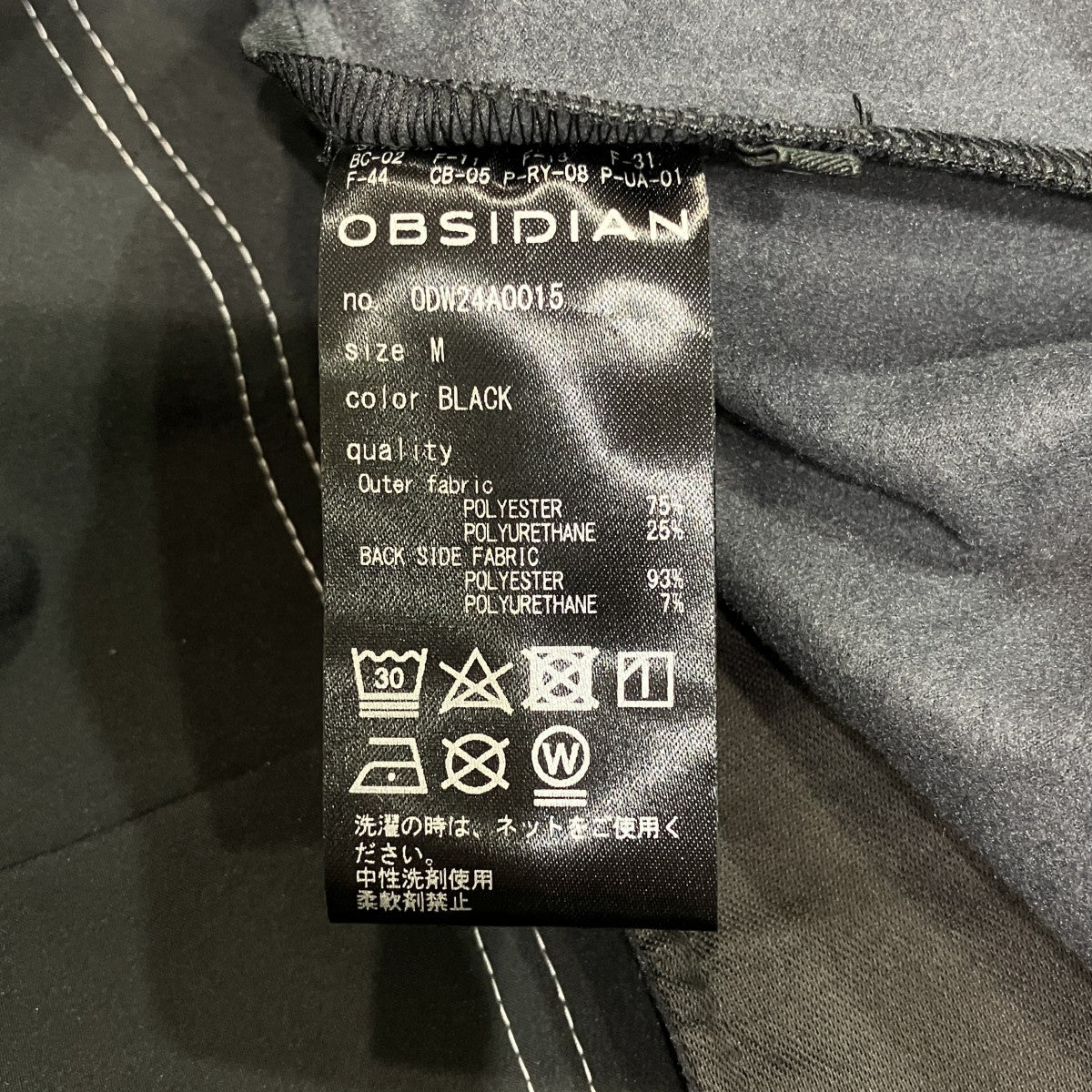 新品】OBSIDIAN オブシディアン ハーフジップ ワンピース ブラック
