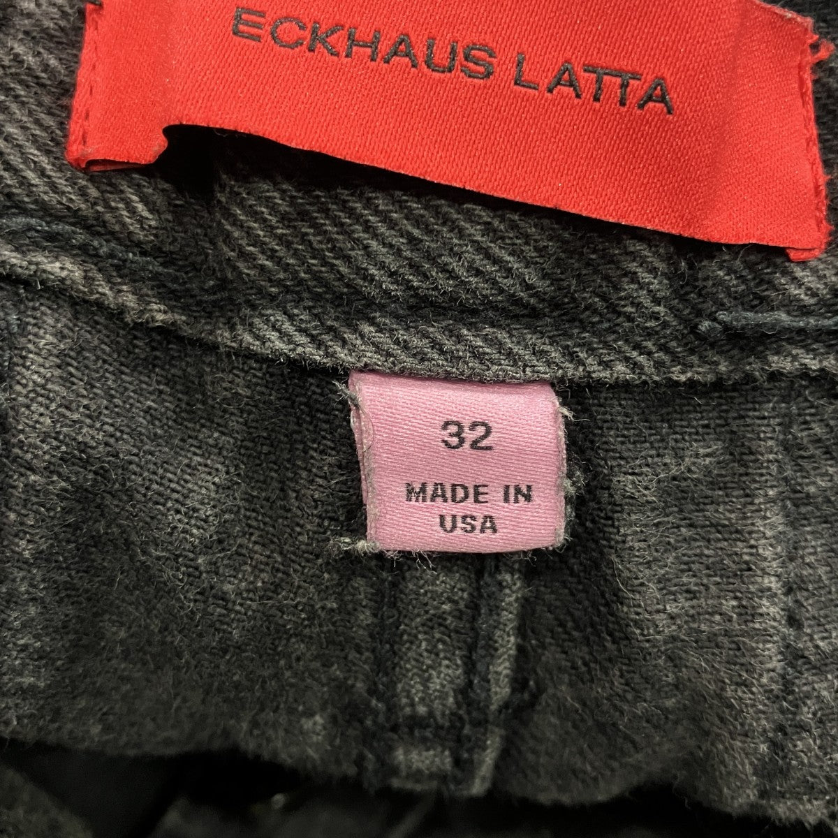 ペイント加工デニムパンツ555-EL-AW19-AB