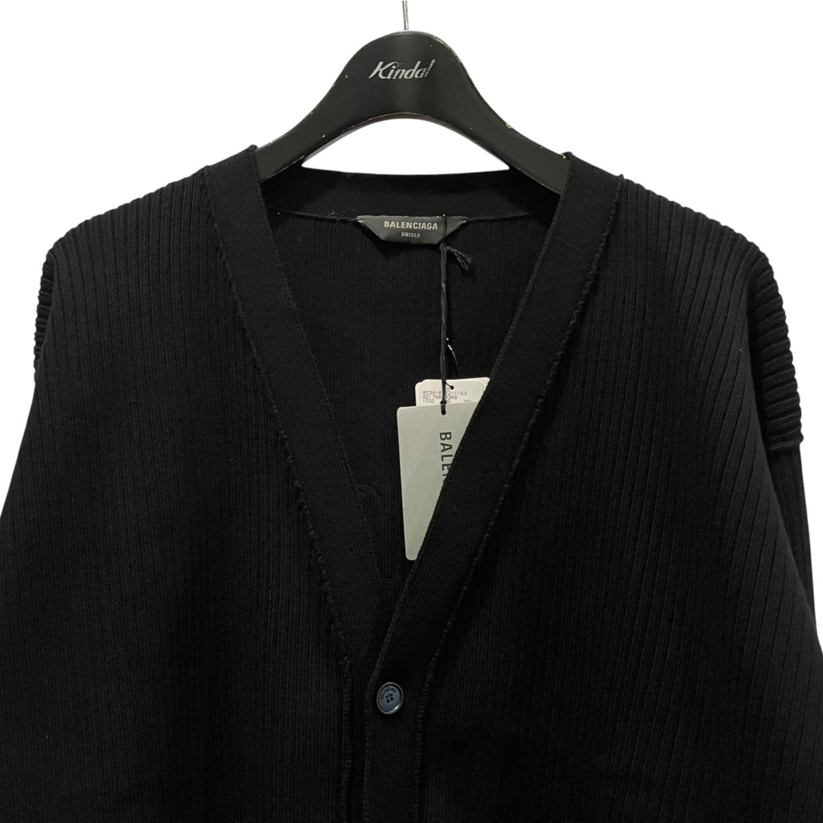 BALENCIAGA バックロゴニットカーディガン821798 古着・中古-3枚目のアイテム画像