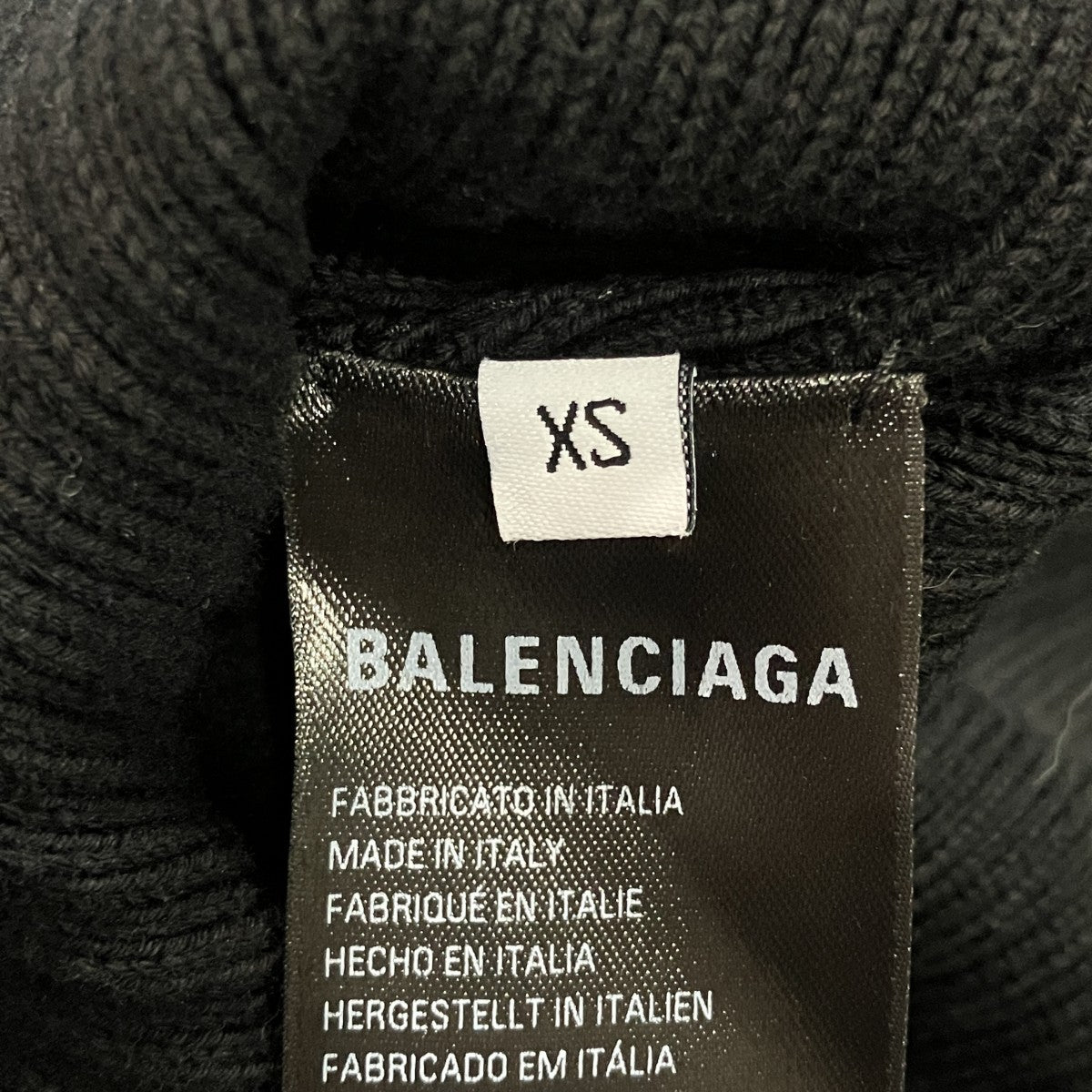 BALENCIAGA バックロゴニットカーディガン821798 古着・中古-6枚目のアイテム画像
