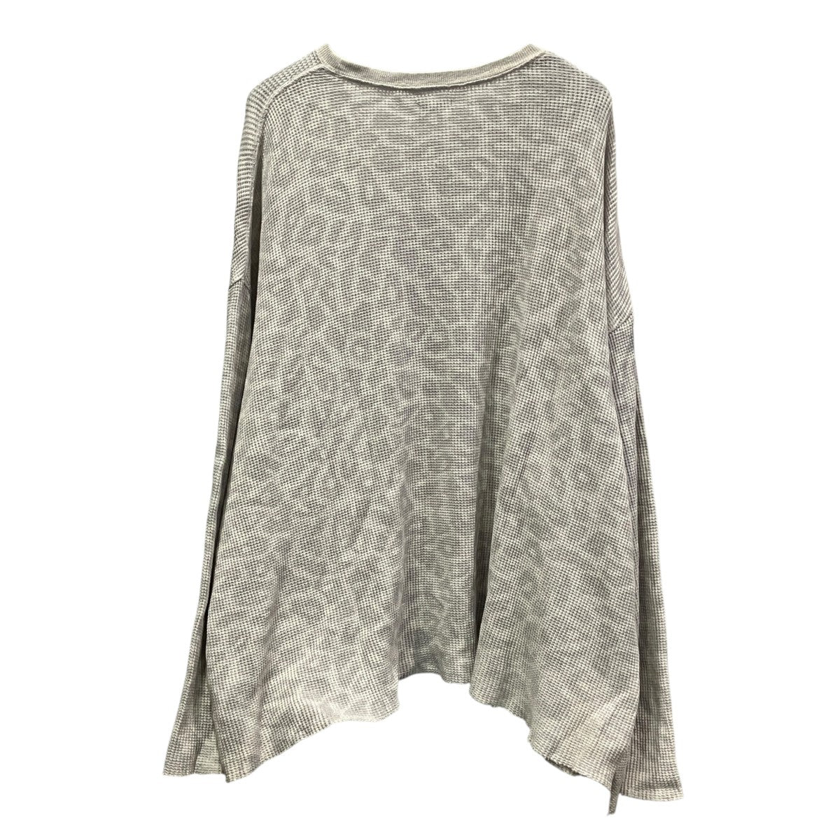 LEOPARD WAFFLE TAPED LOOSE SLEEVE TEEサーマルカットソーNMCU-033