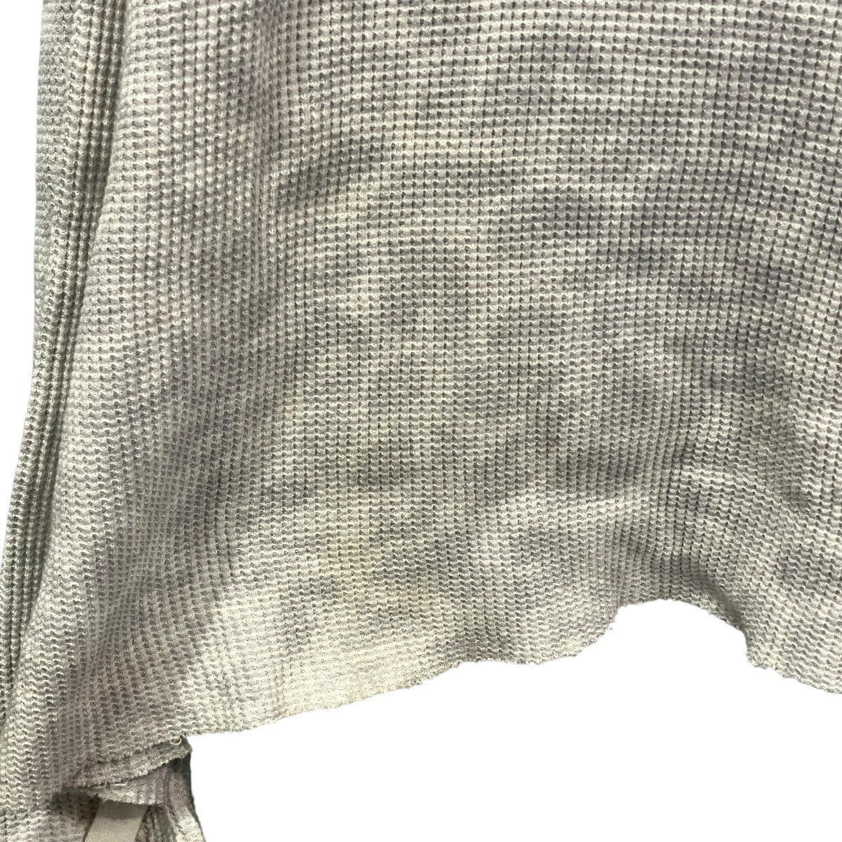 LEOPARD WAFFLE TAPED LOOSE SLEEVE TEEサーマルカットソーNMCU-033