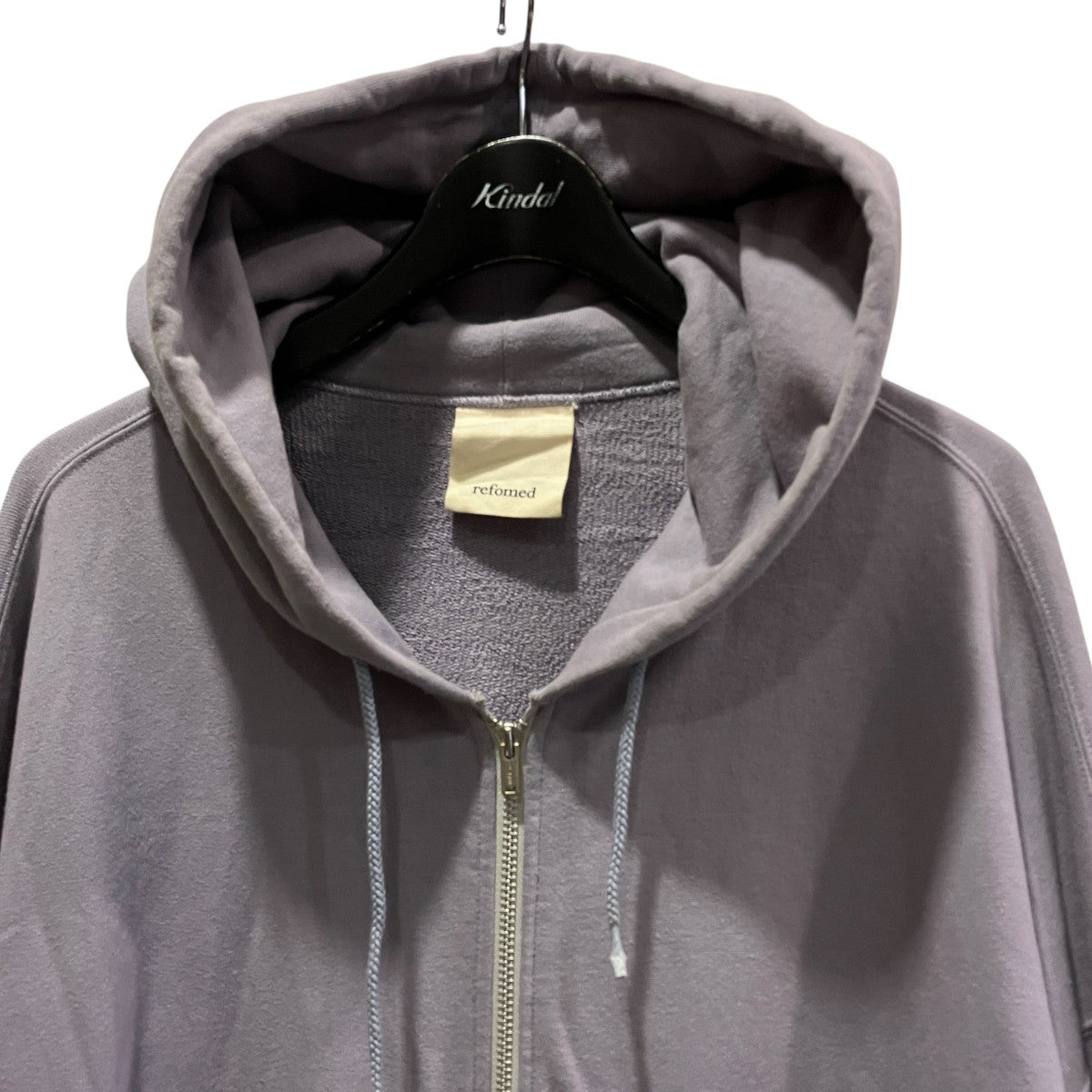 KINCHAKU ZIPUP HOODIE巾着ジップアップフーディRECU-022