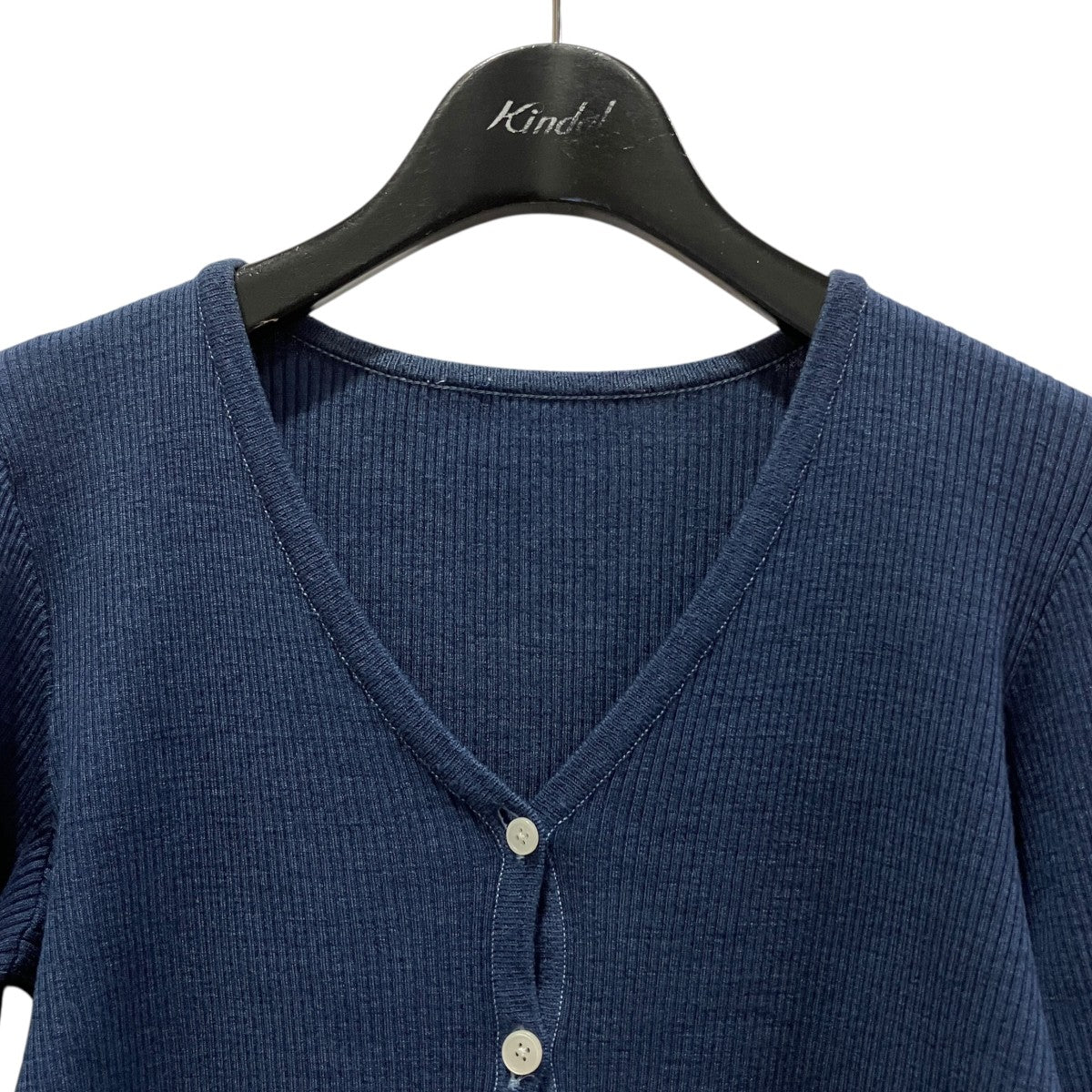 WOOL CASHMERE RIB KNIT CARDIGANリブカーディガンA6AC03TR