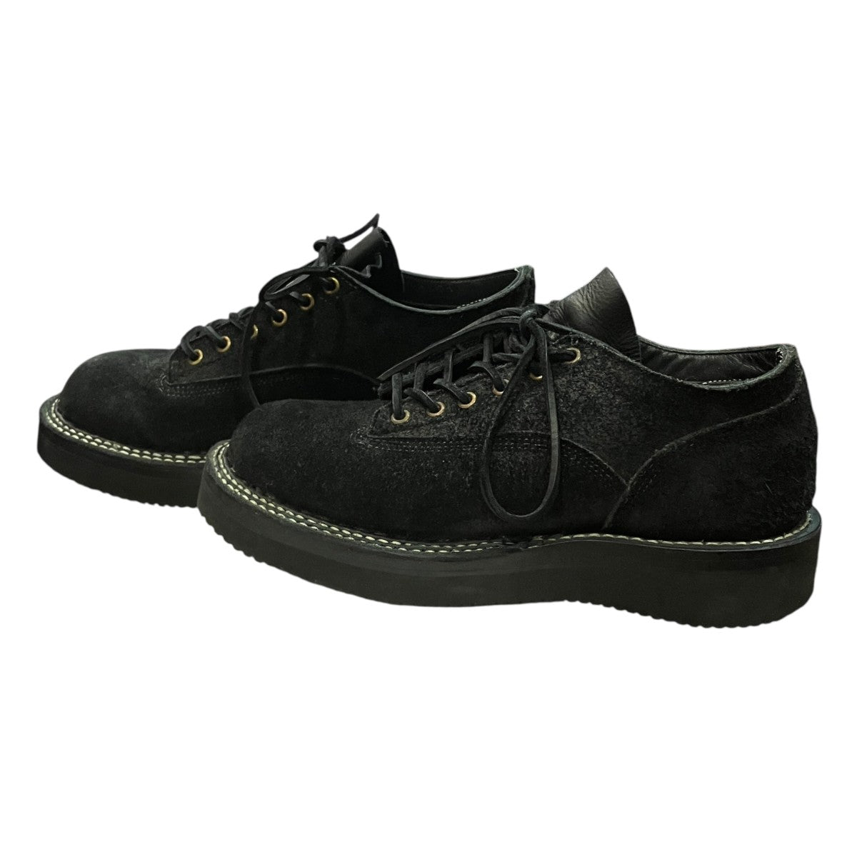 Northwest Oxford Roughout Black NW Eスウェードレザーシューズ5359600001019
