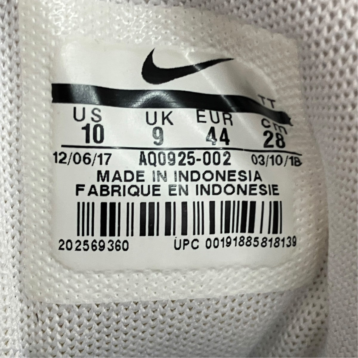 AIR MAX 95 PRNTスニーカーAQ0925-002