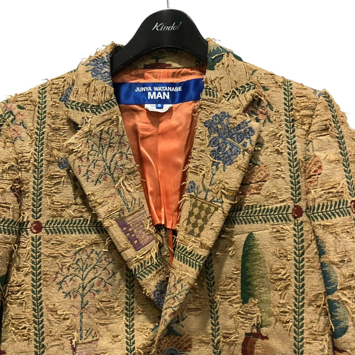 26SSFringed jacquard tapestry blazerフリンジジャガードテーラードジャケットWQ-J002