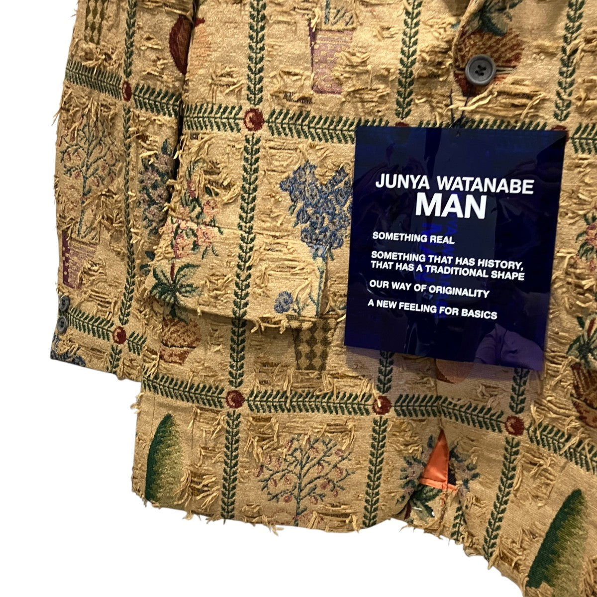26SSFringed jacquard tapestry blazerフリンジジャガードテーラードジャケットWQ-J002