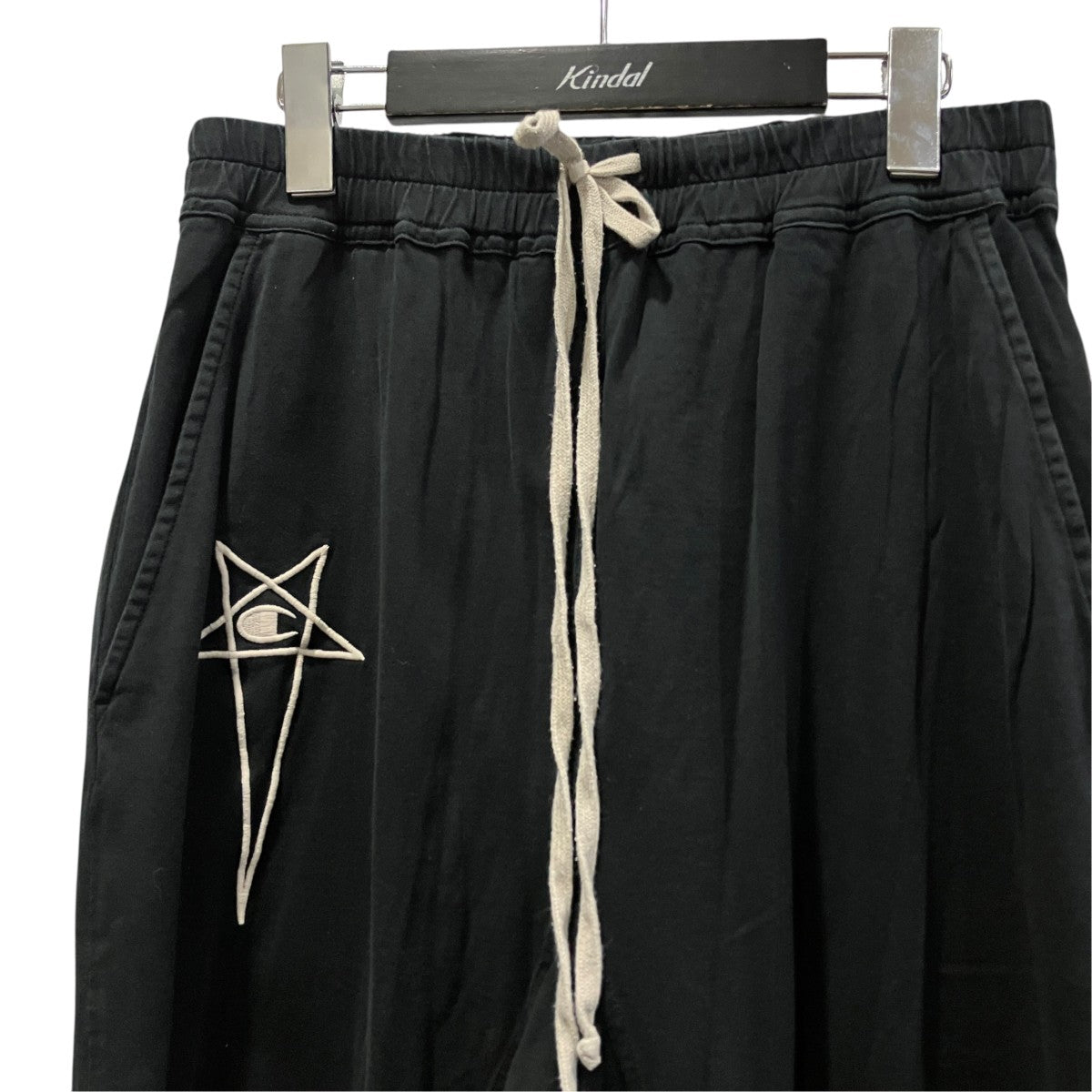 RICK OWENS×Champion ドローストリングサルエルパンツCM01B7960-CHJEG