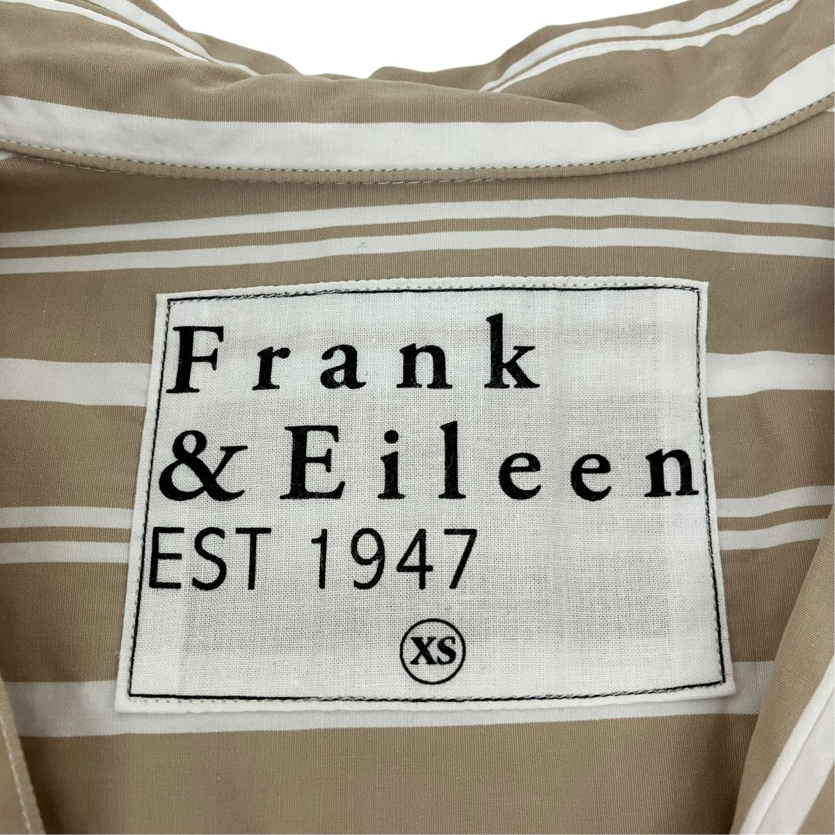 Frank＆Eileen ストライプスキッパーシャツ 古着・中古-5枚目のアイテム画像
