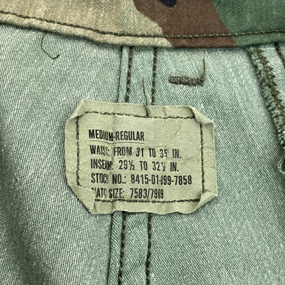 M-65ウッドランドカモフラカーゴパンツDLA100-85-C-0346