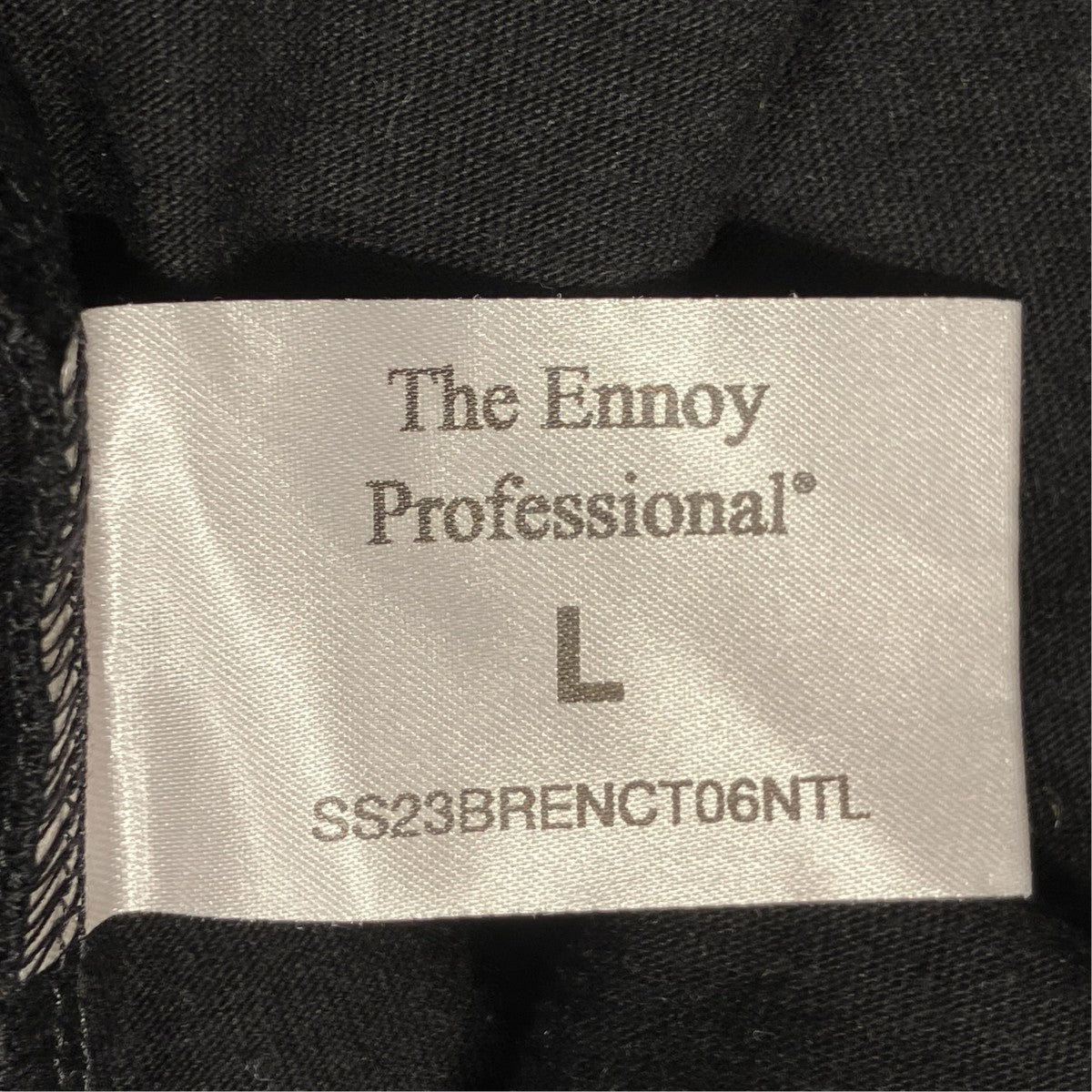 ロゴ刺しゅう長袖TシャツSS23BRENCT06NTL
