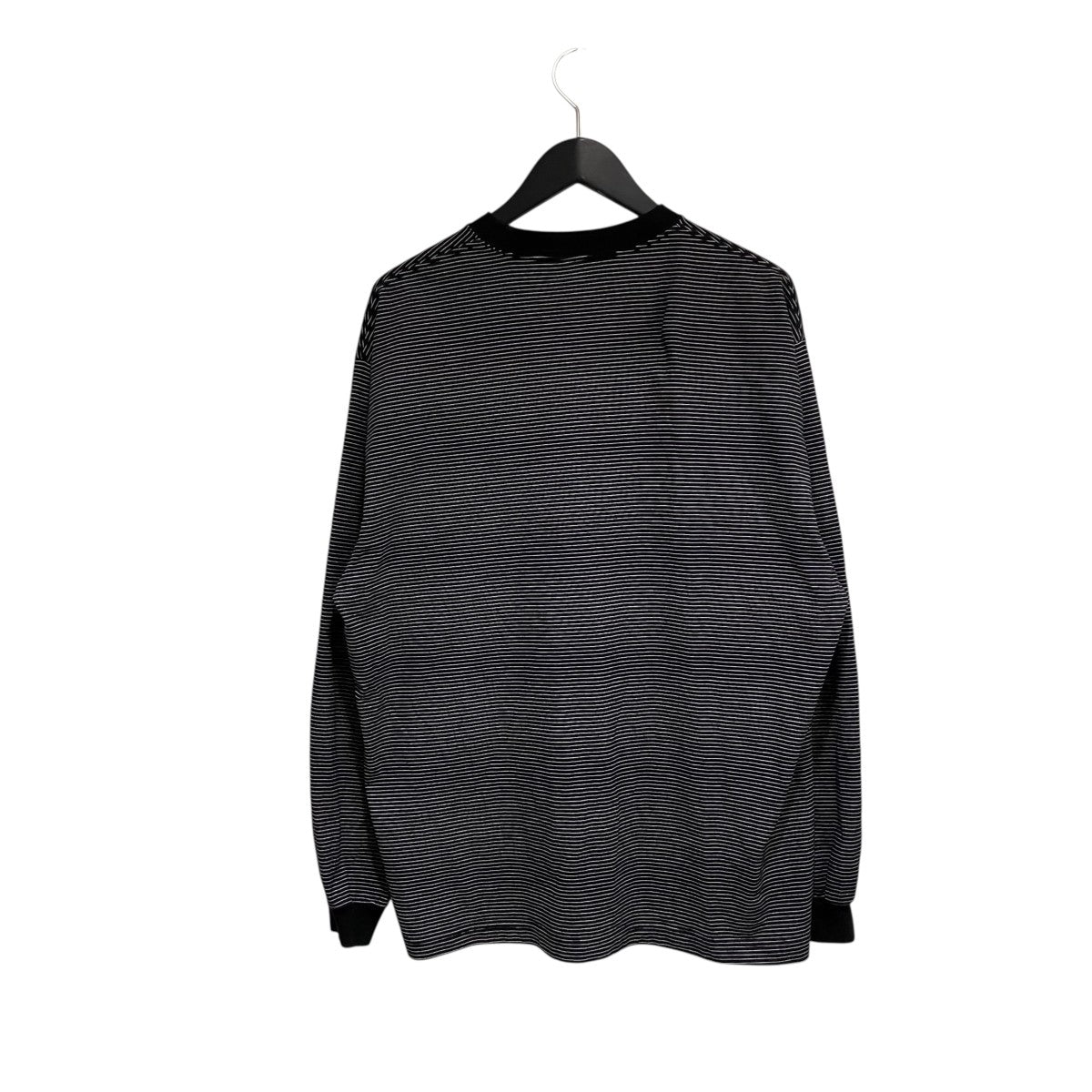 ロゴ刺しゅうボーダー長袖TシャツSS23BRENCT04AM